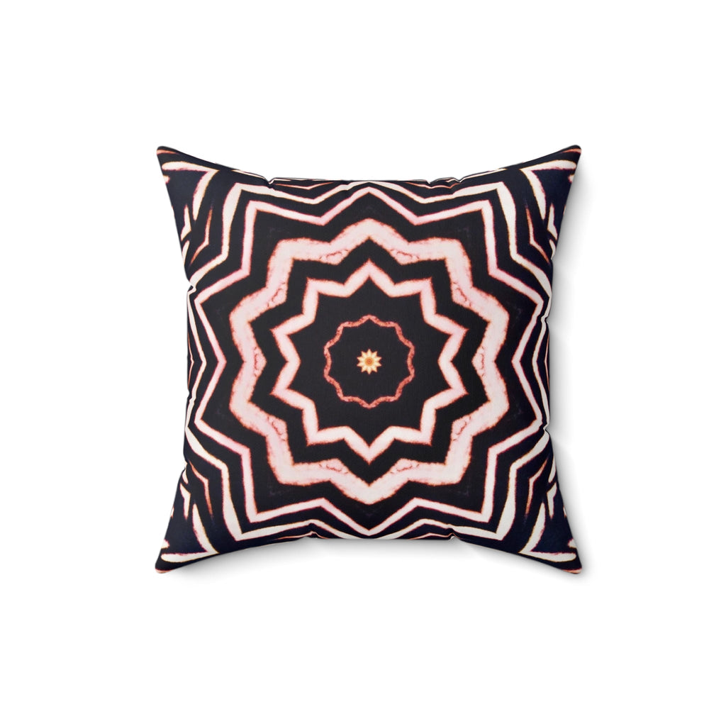 "A-BYSS" Cymatic Print Square Cushion