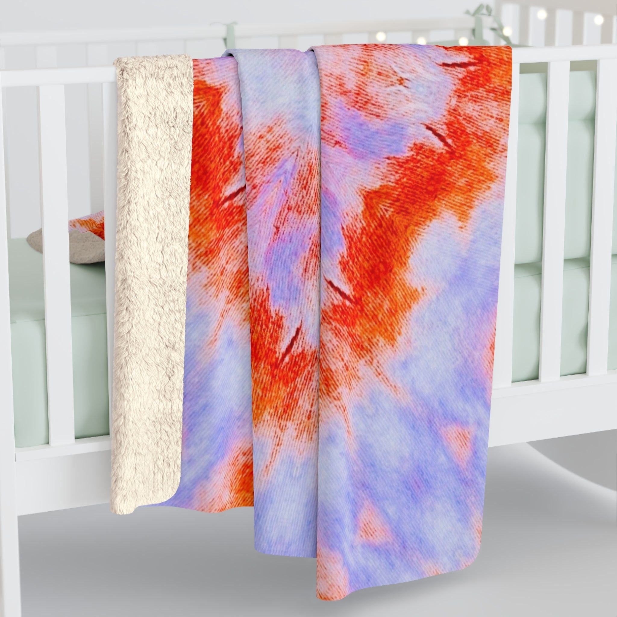 "NEBU" Cymatic Sherpa Fleece Blanket