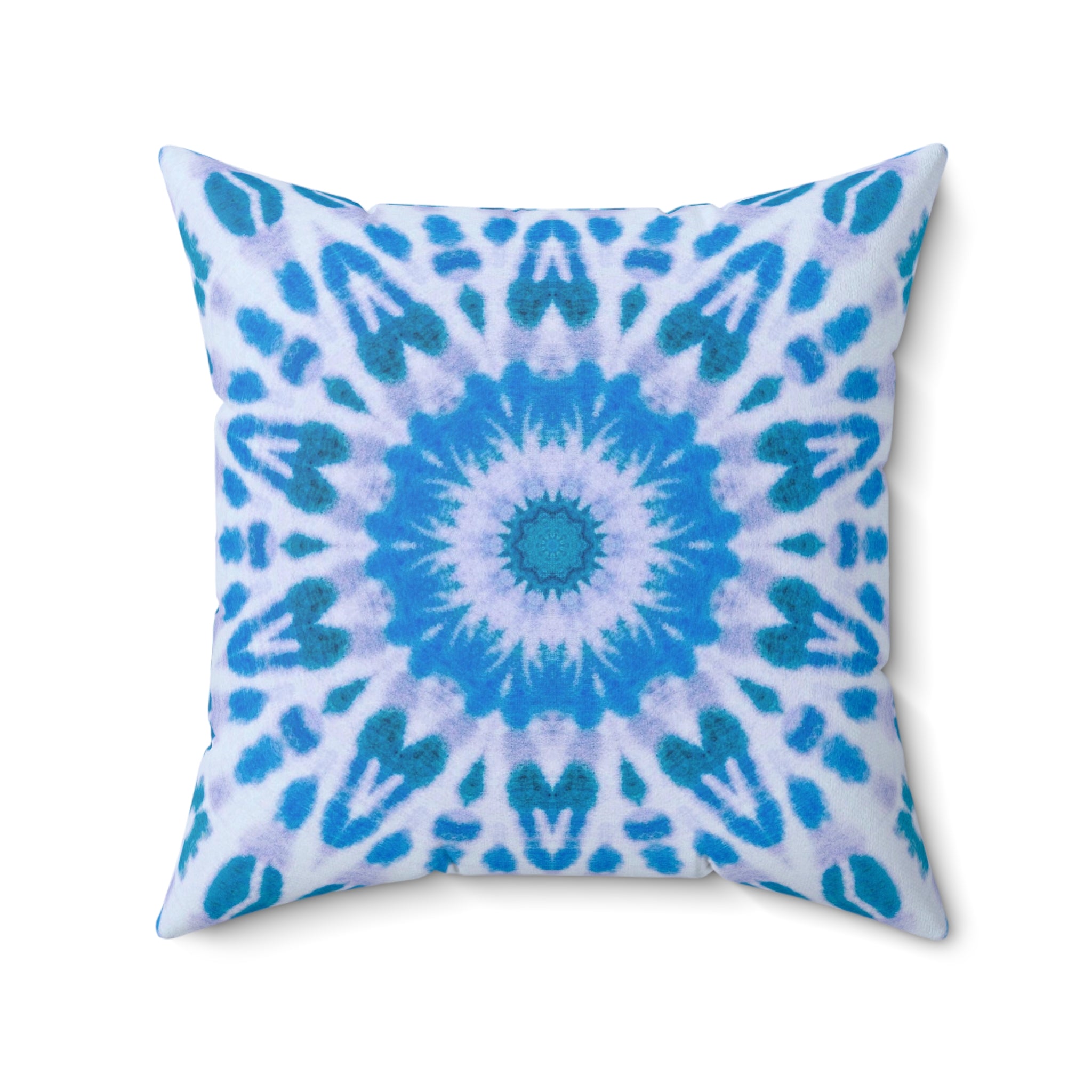 "E-VEIL I" Cymatic Print Square Cushion