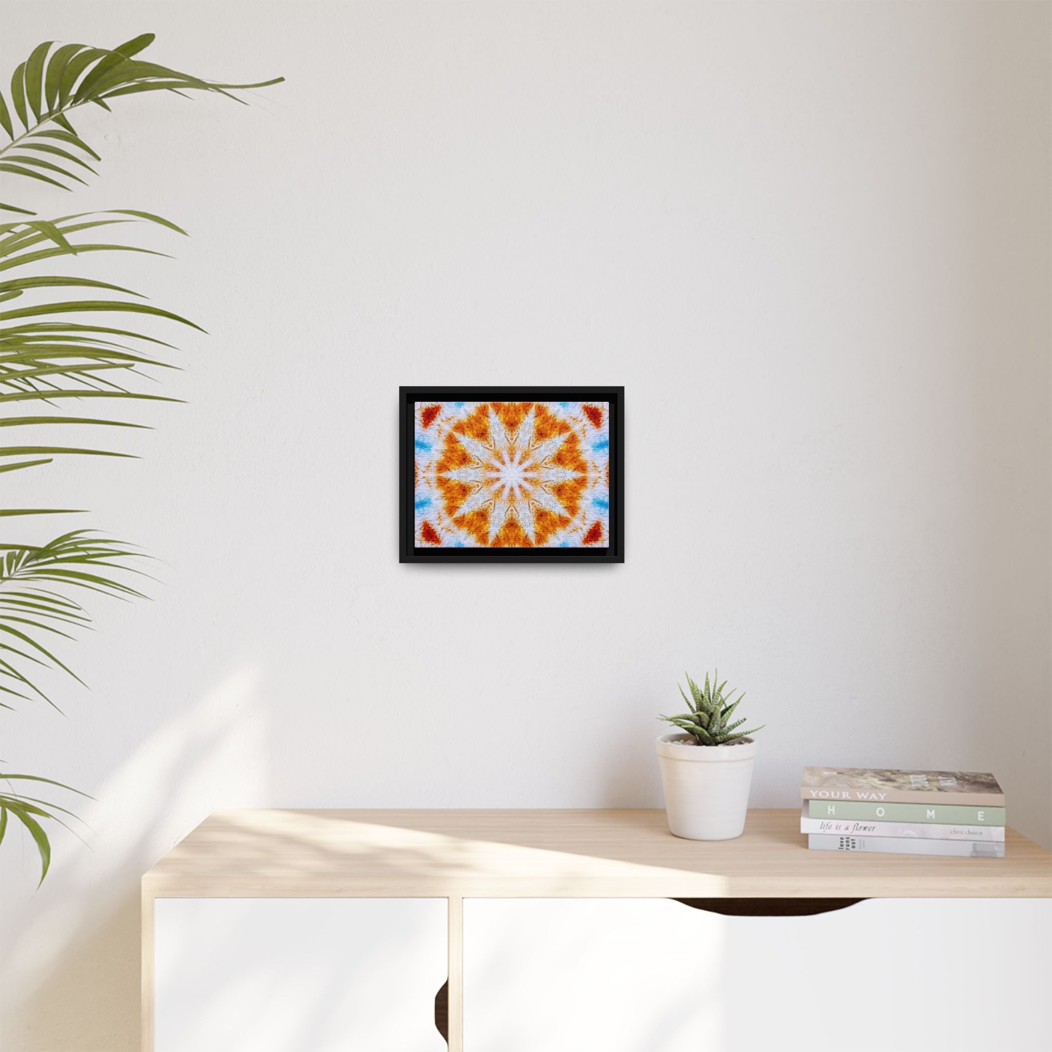 "SOL" Cymatic Framed Matte Canvas