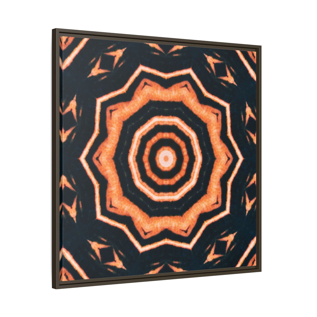 "417" Cymatic Framed Matte Canvas