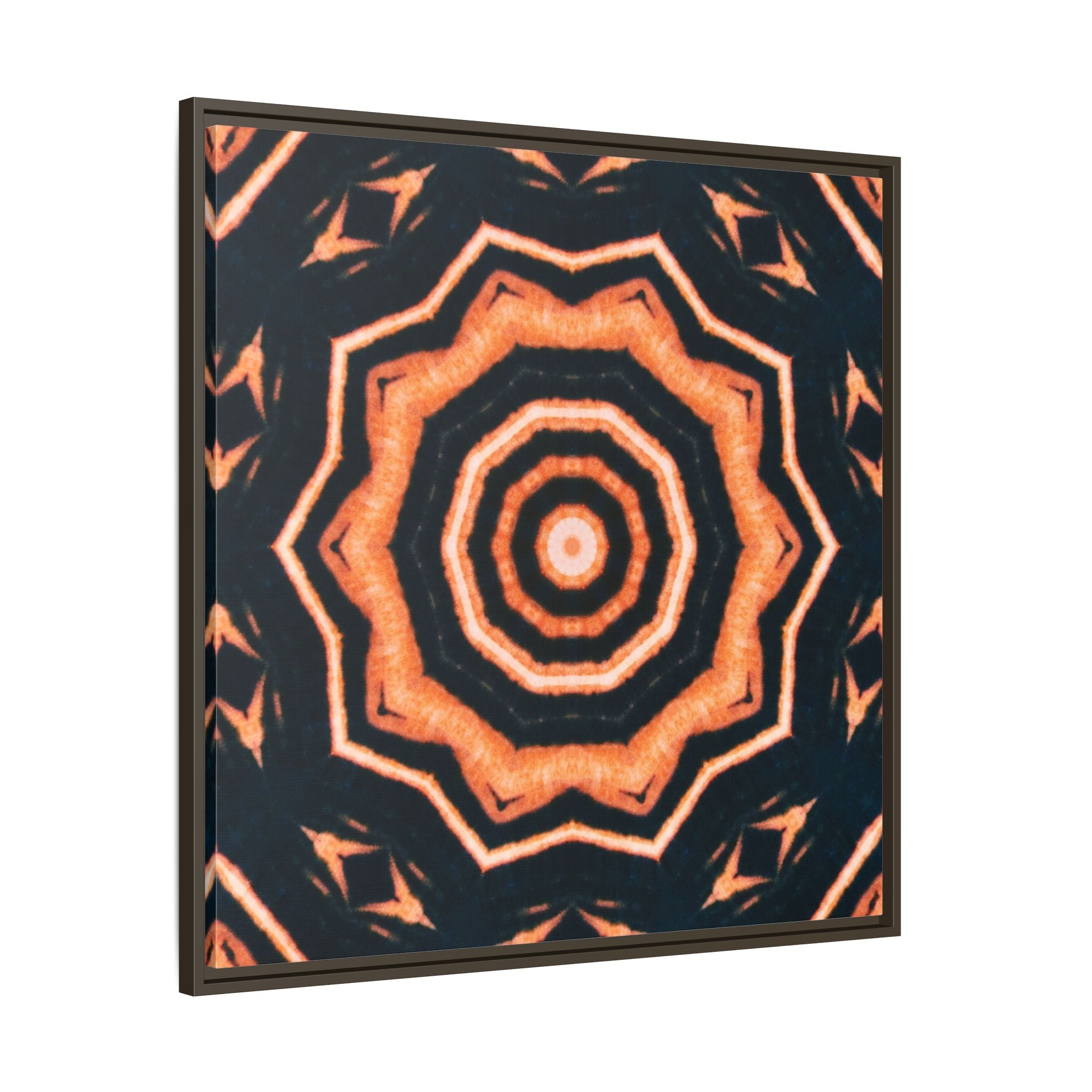 "417" Cymatic Framed Matte Canvas