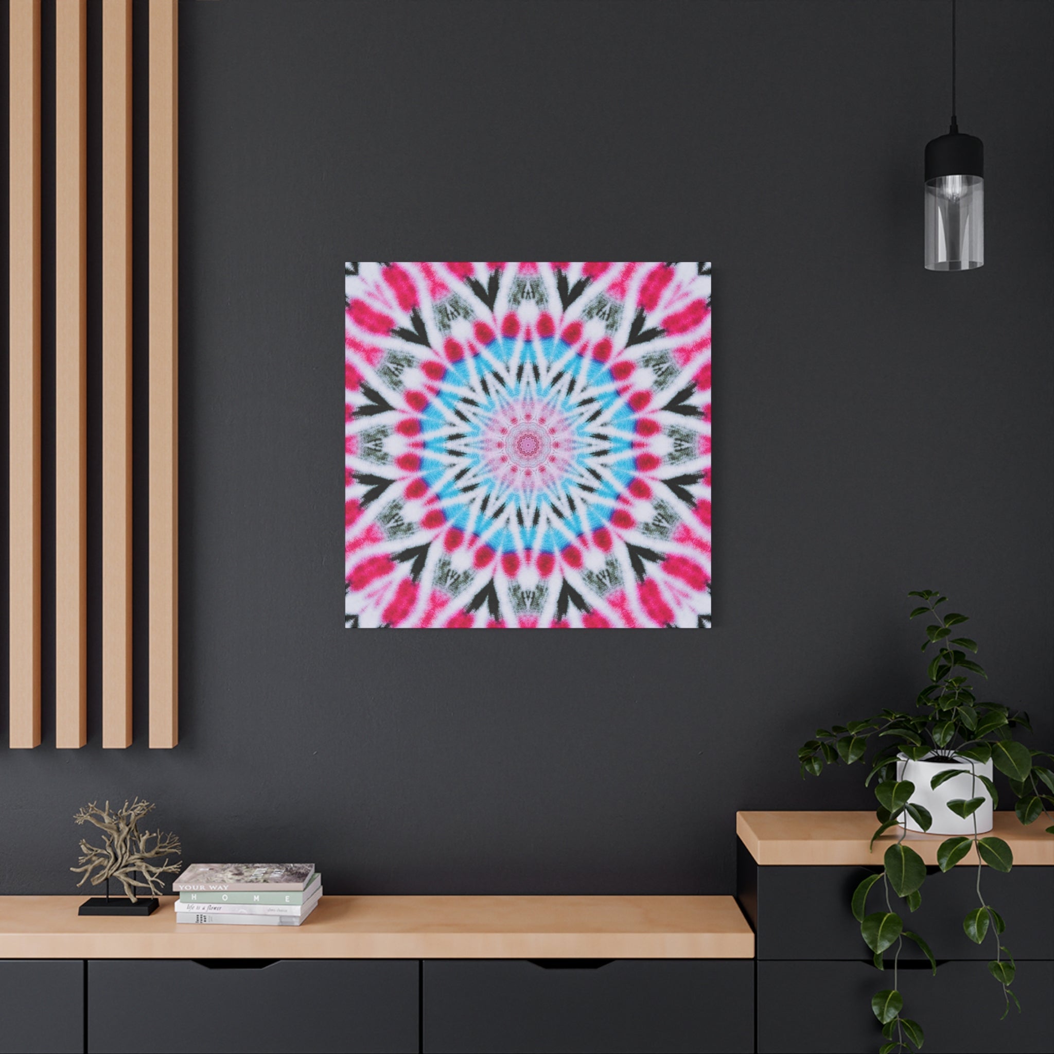 "HYP3R" Cymatic Canvas Art Print - Stretched Matte 1.25"