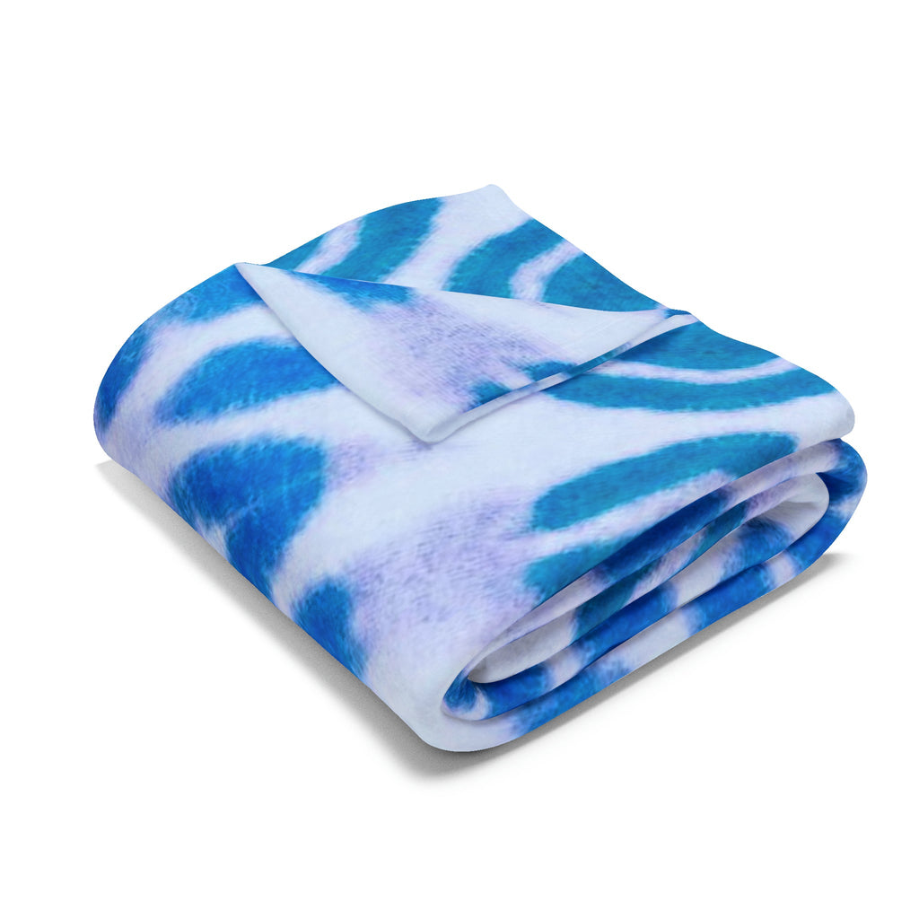 “E-VEIL I” Cymatic Arctic Fleece Blanket