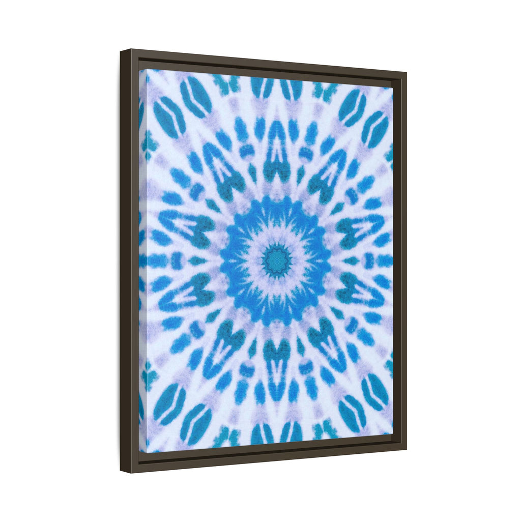 "E-VEIL I" Cymatic Framed Matte Canvas