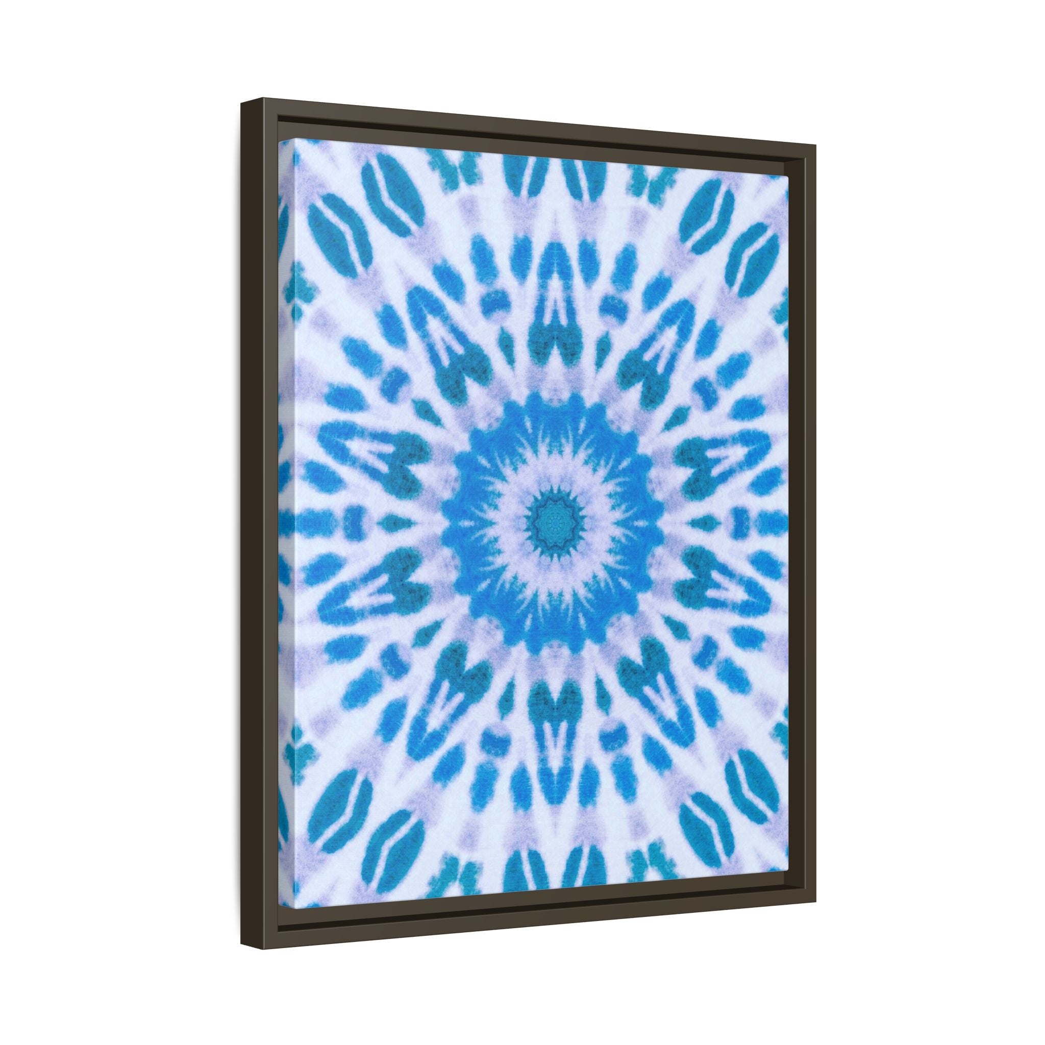 "E-VEIL I" Cymatic Framed Matte Canvas