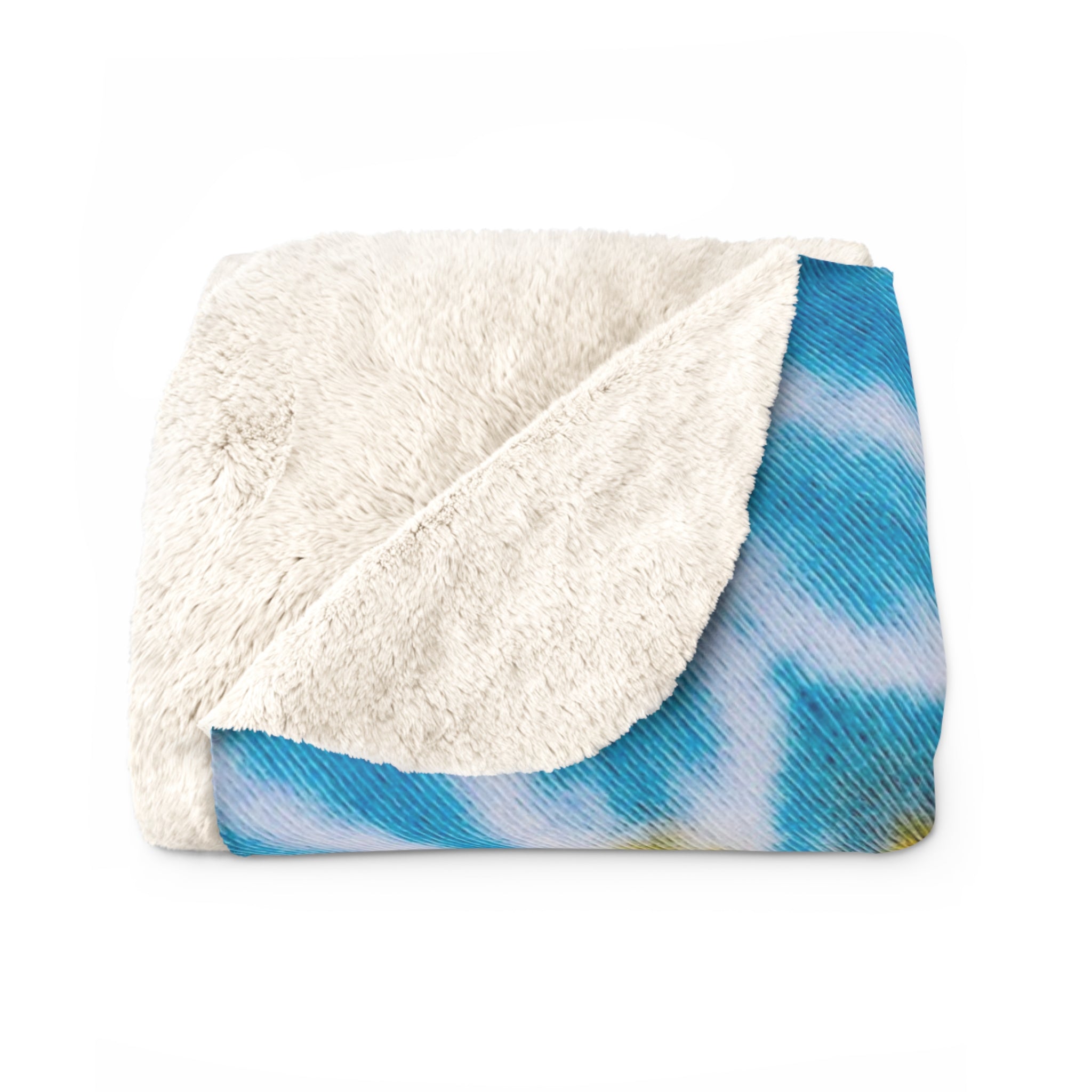 "CRISTOS" Cymatic Sherpa Fleece Blanket