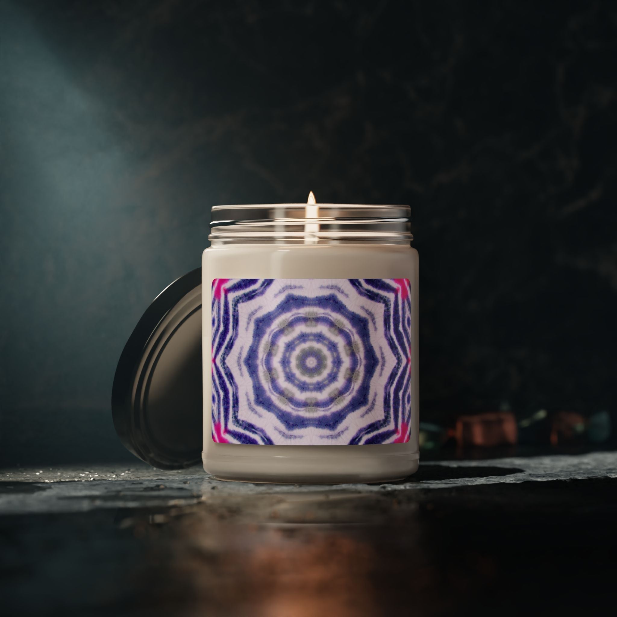 “VibeRATE” Cymatic Scented Soy Candle 9oz