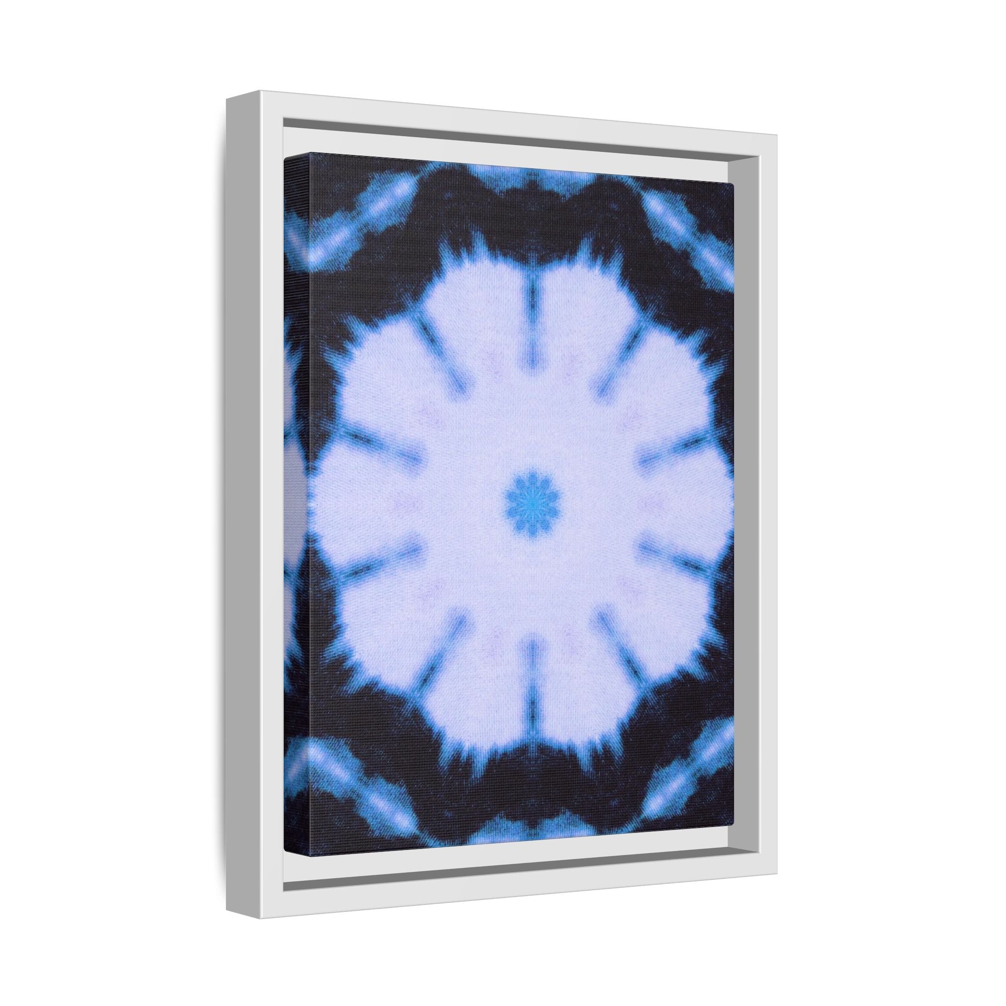 "SNWFLK" Cymatic Framed Matte Canvas