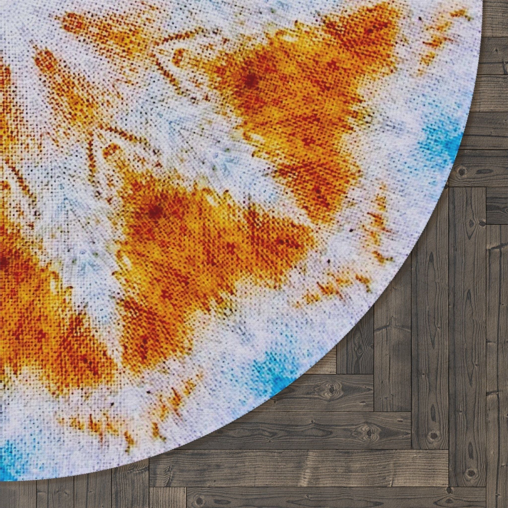 “SOL” Cymatic Round Rug