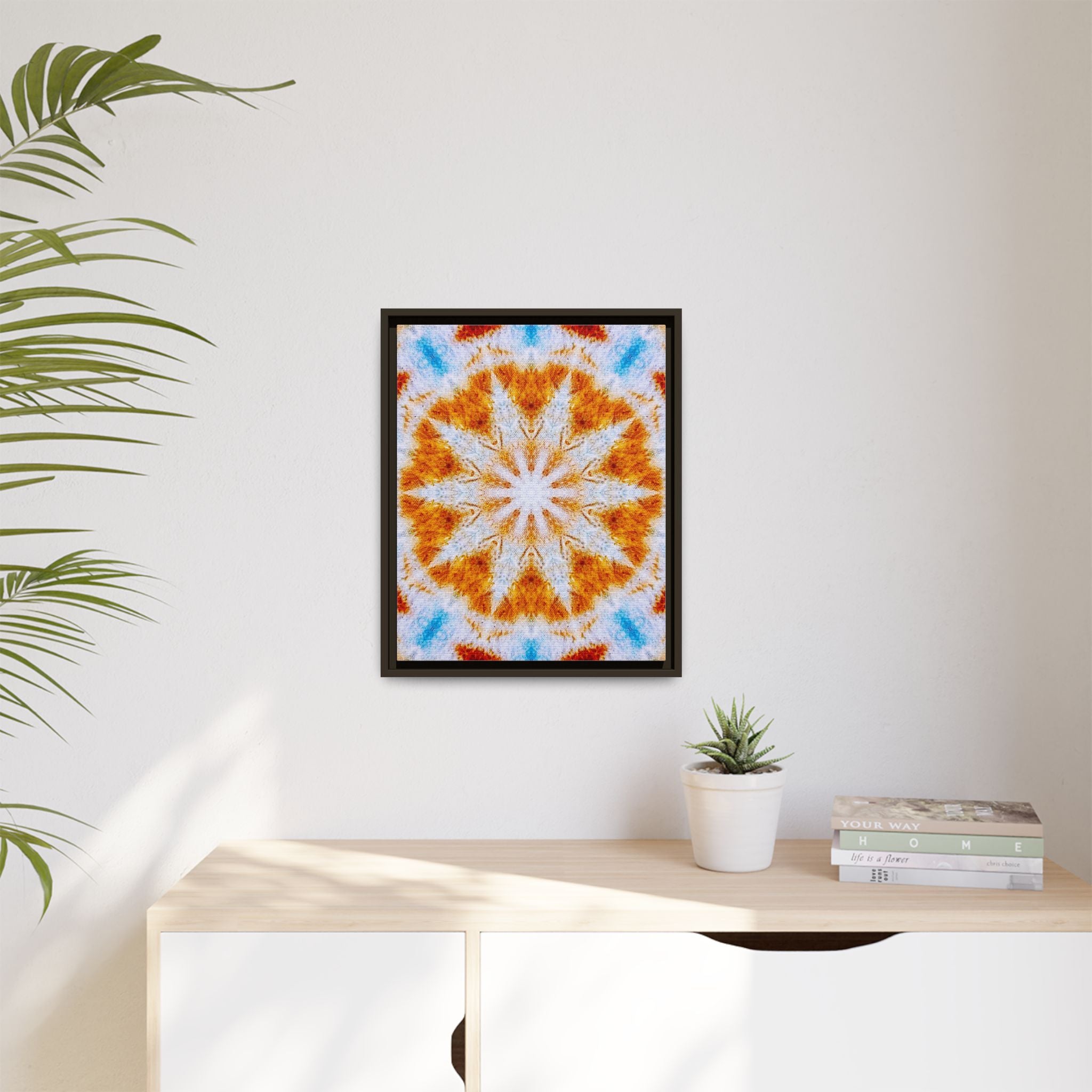 "SOL" Cymatic Framed Matte Canvas