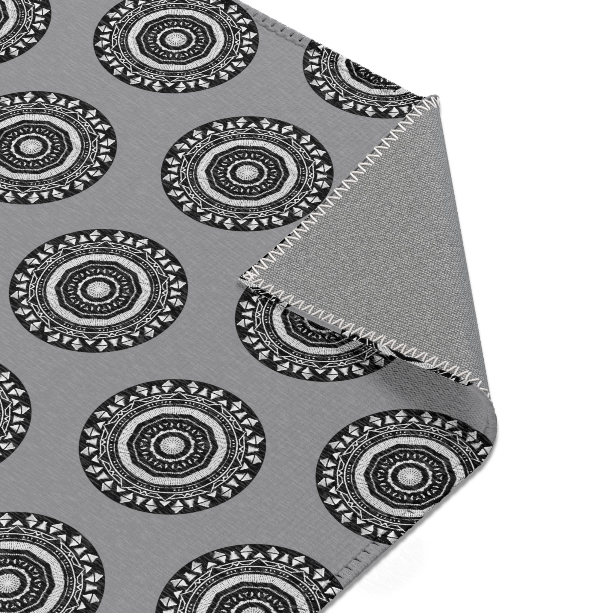 “MAYA” Cymatic Area Rug (Grey) - Modern Home Decor