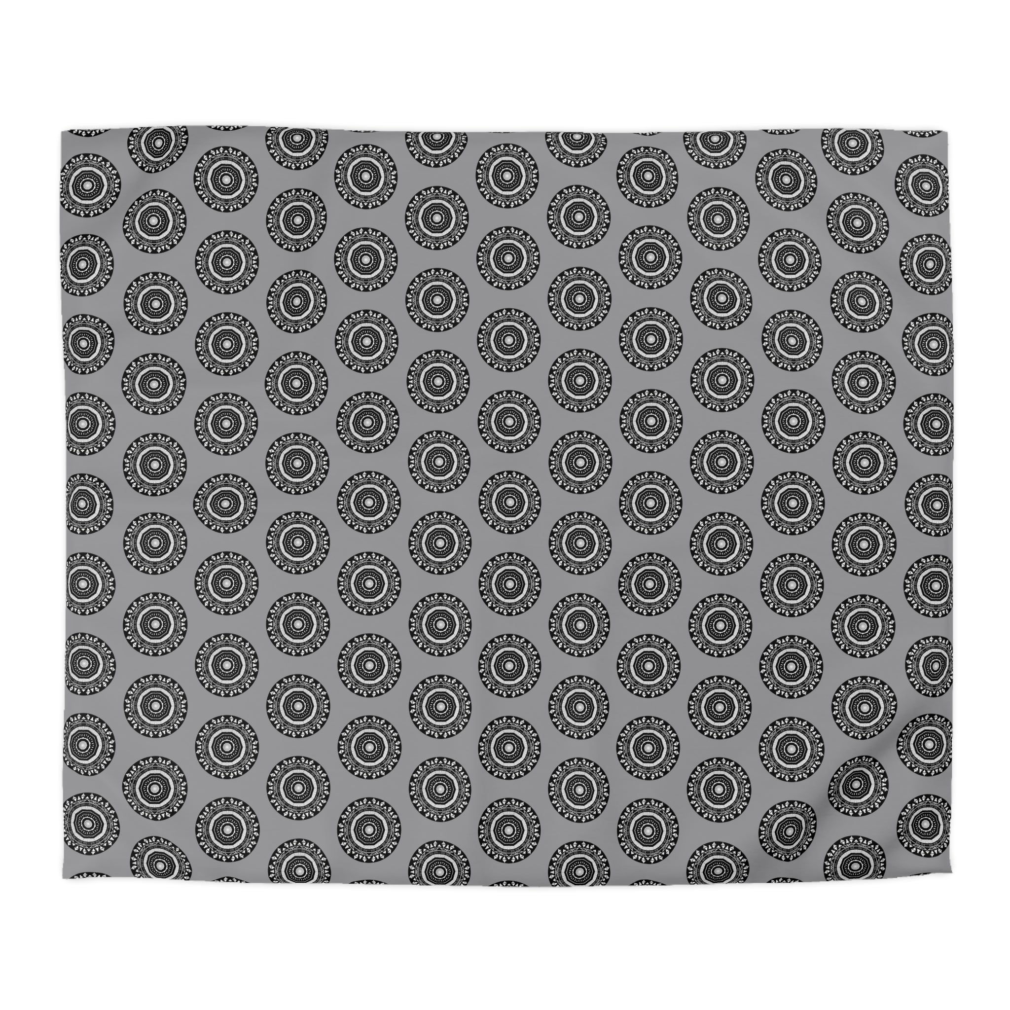 "MAYA" Cymatic Duvet Cover (Grey) - Housewarming
