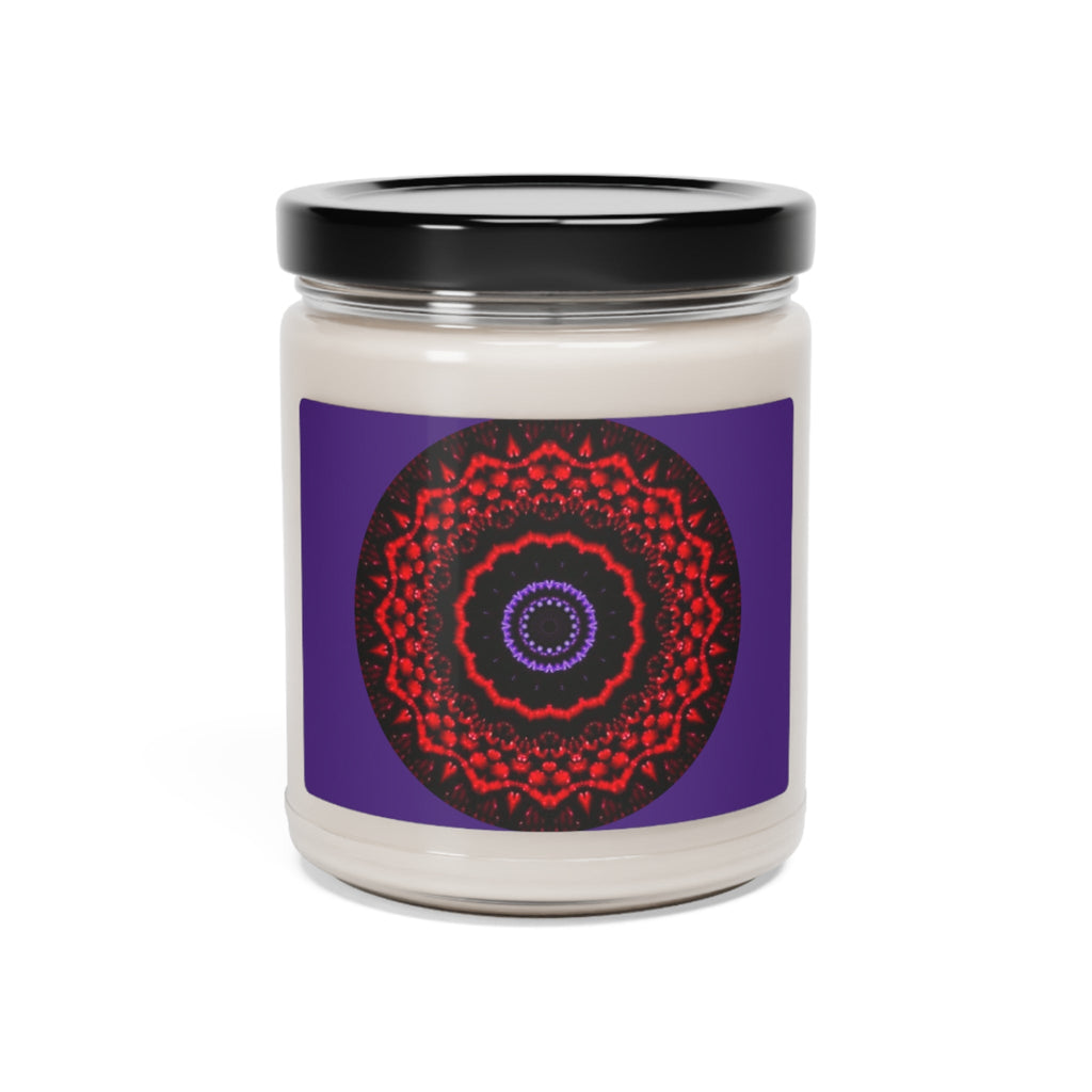 “VESI-2” Cymatic Scented Soy Candle 9oz (Purple)