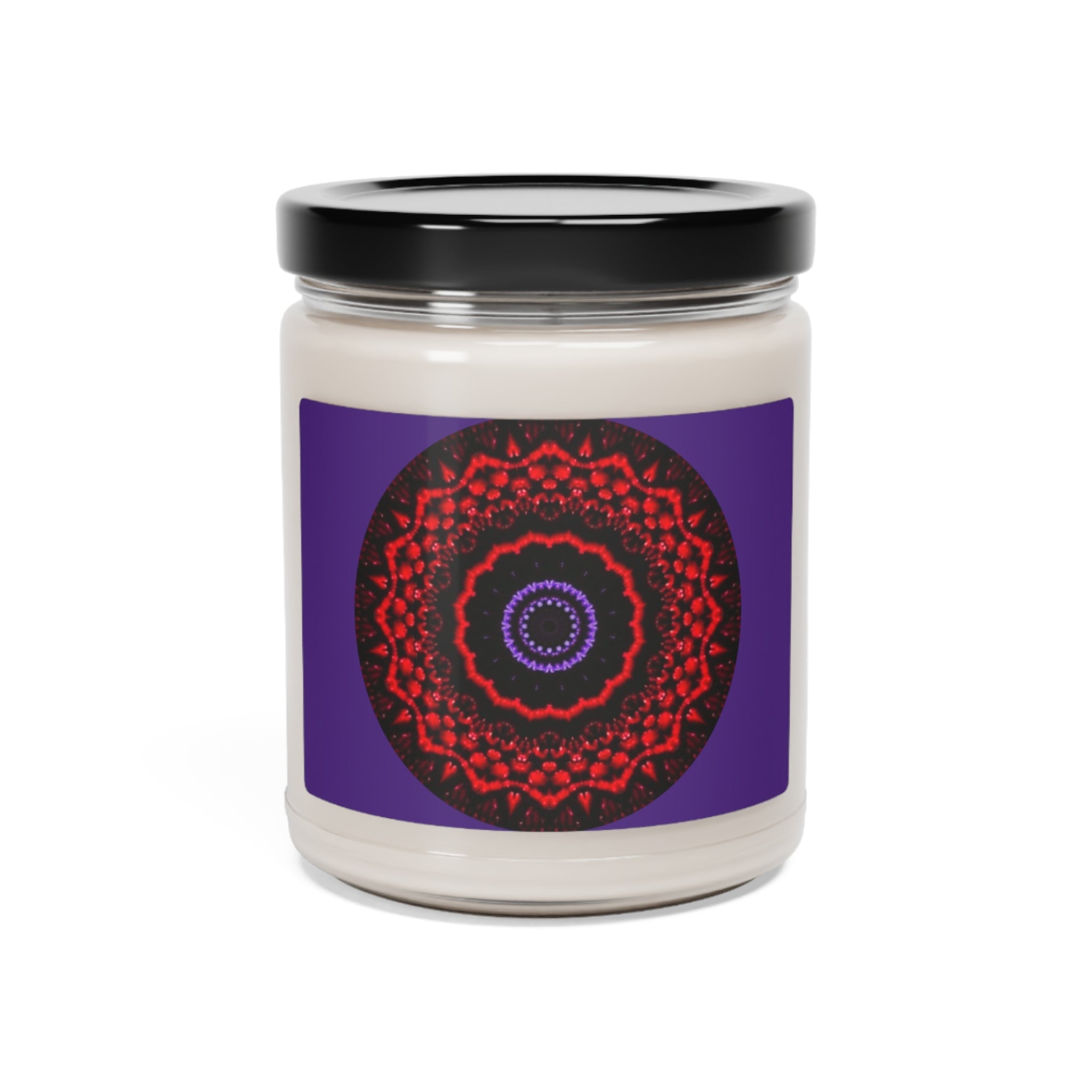 “VESI-2” Cymatic Scented Soy Candle 9oz (Purple)