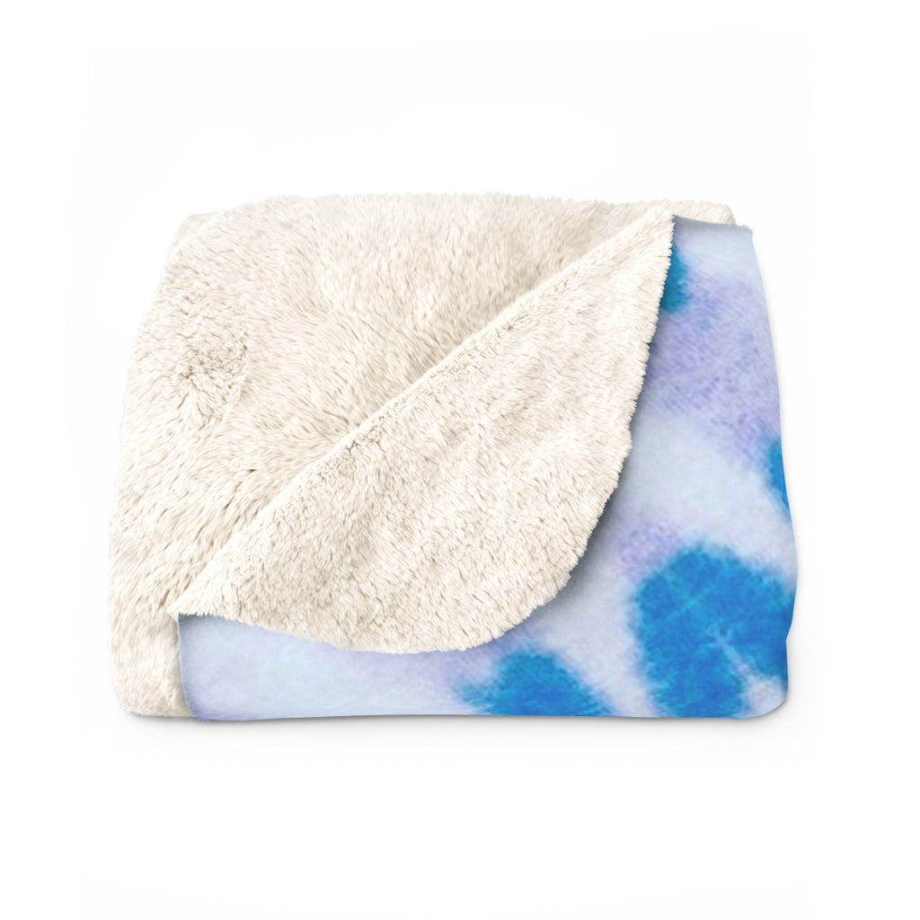 "E-VEIL I" Cymatic Sherpa Fleece Blanket