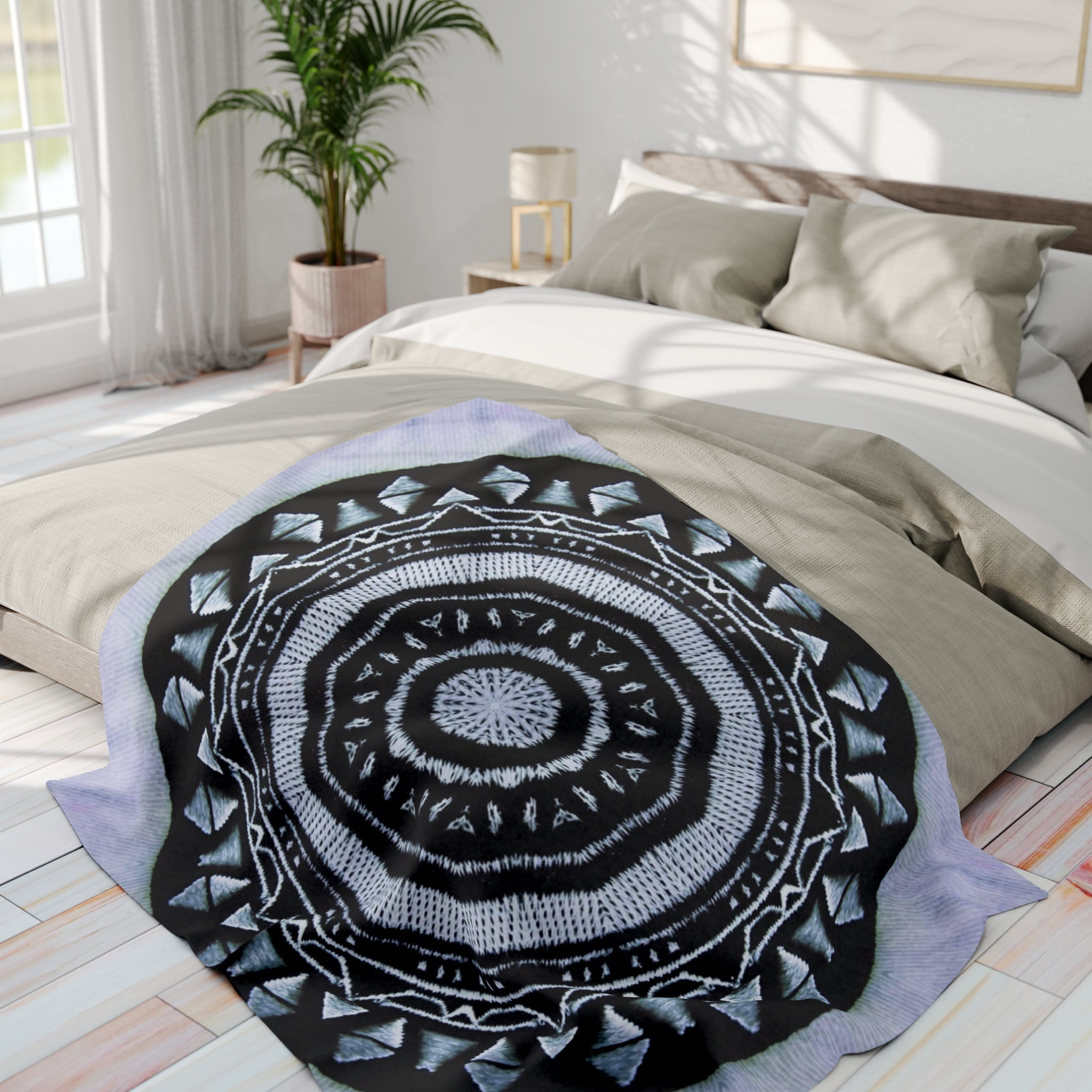 “MAYA” Cymatic Arctic Fleece Blanket