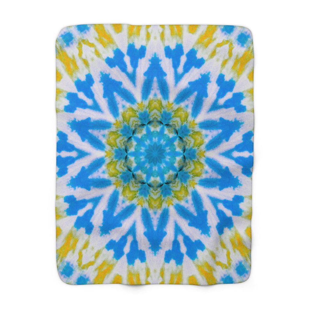 "GETA" Cymatic Sherpa Fleece Blanket