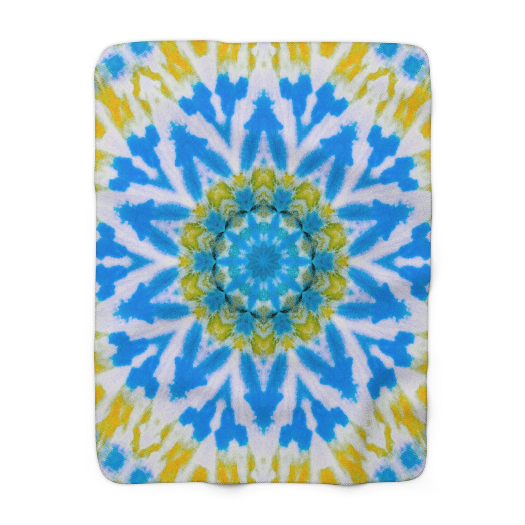 "GETA" Cymatic Sherpa Fleece Blanket