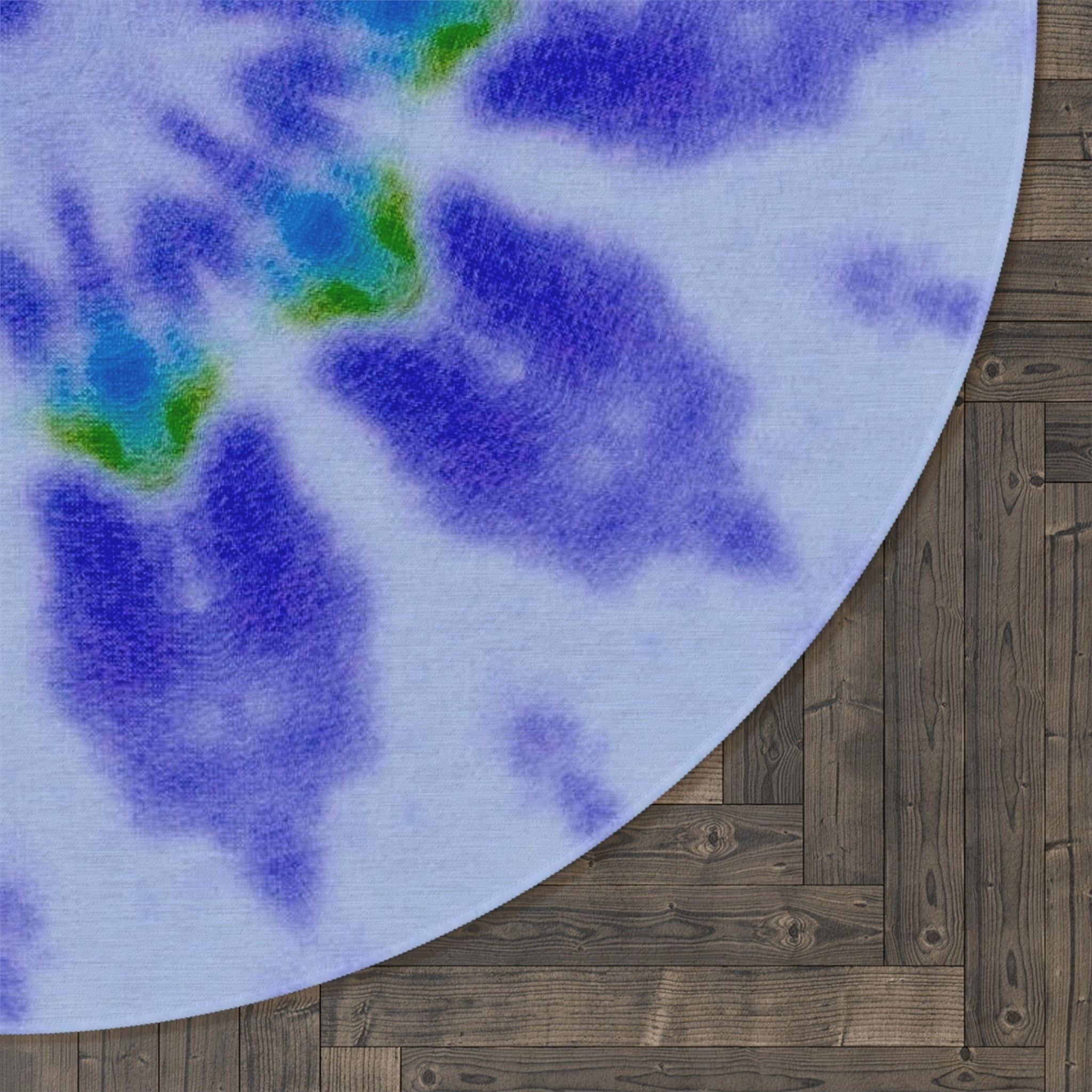 “LOTUS” Cymatic Round Rug