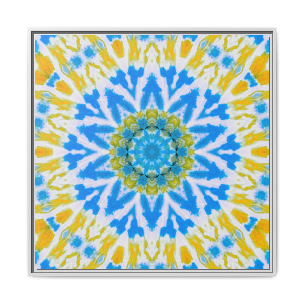 "GETA" Cymatic Framed Matte Canvas