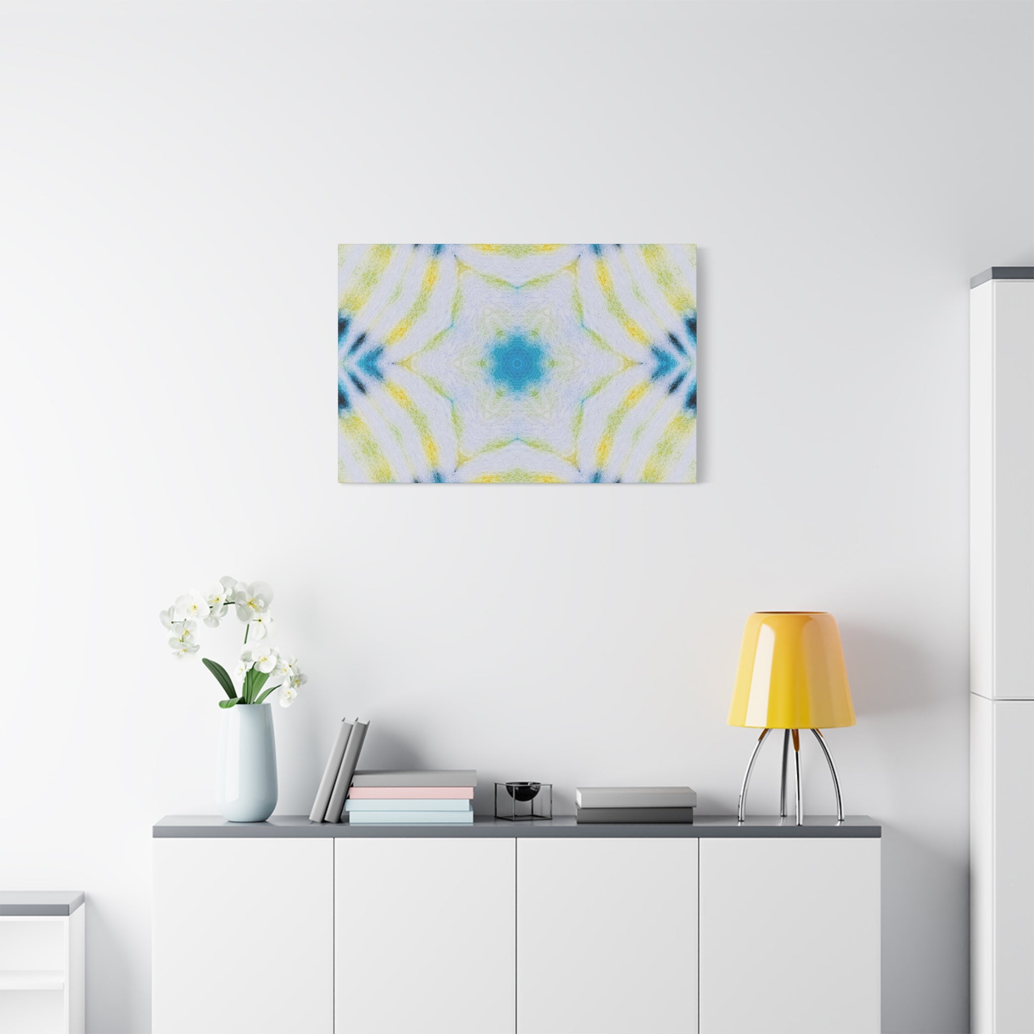 "CYMANTIQUE" Cymatic Canvas Art Print - Stretched Matte 1.25"