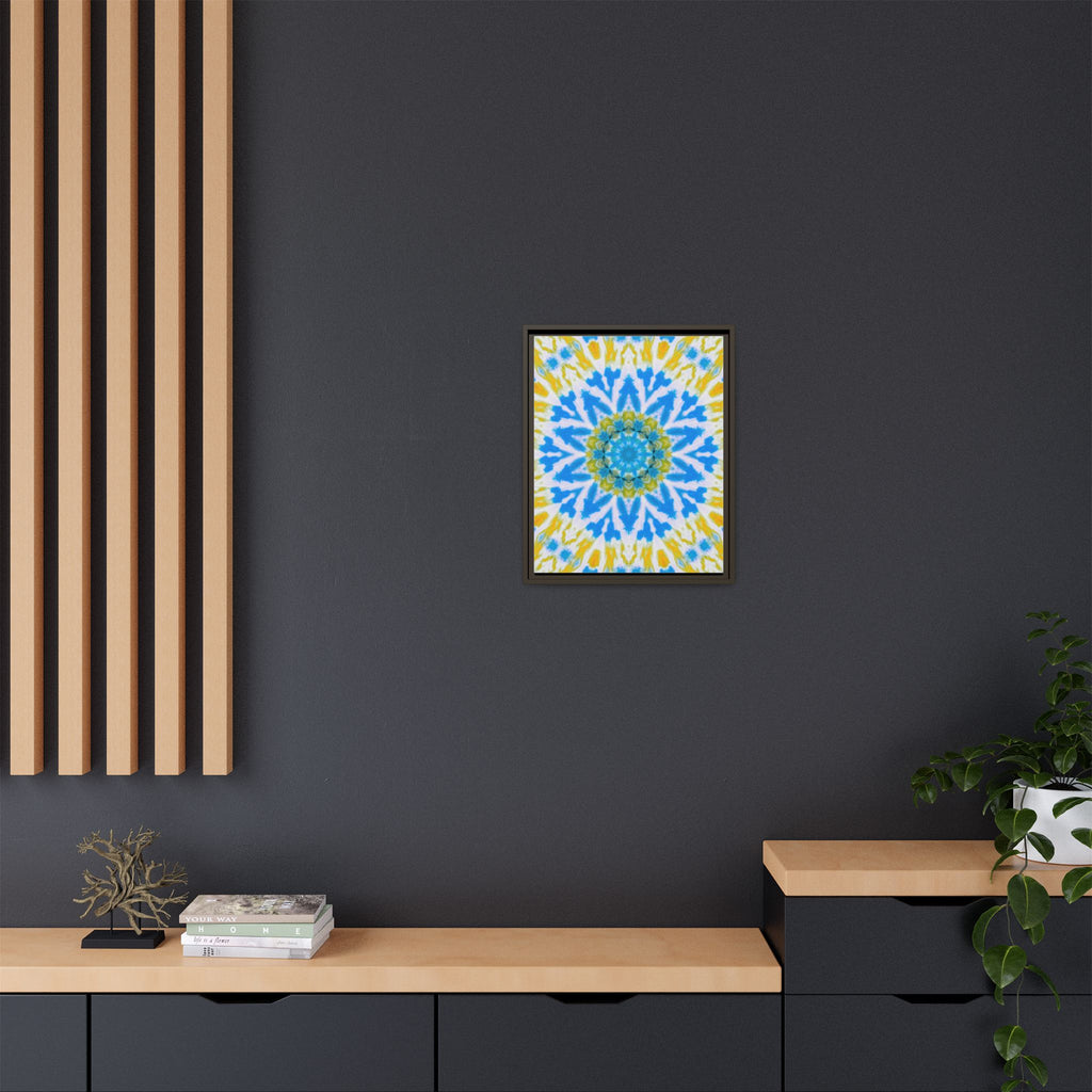 "GETA" Cymatic Framed Matte Canvas