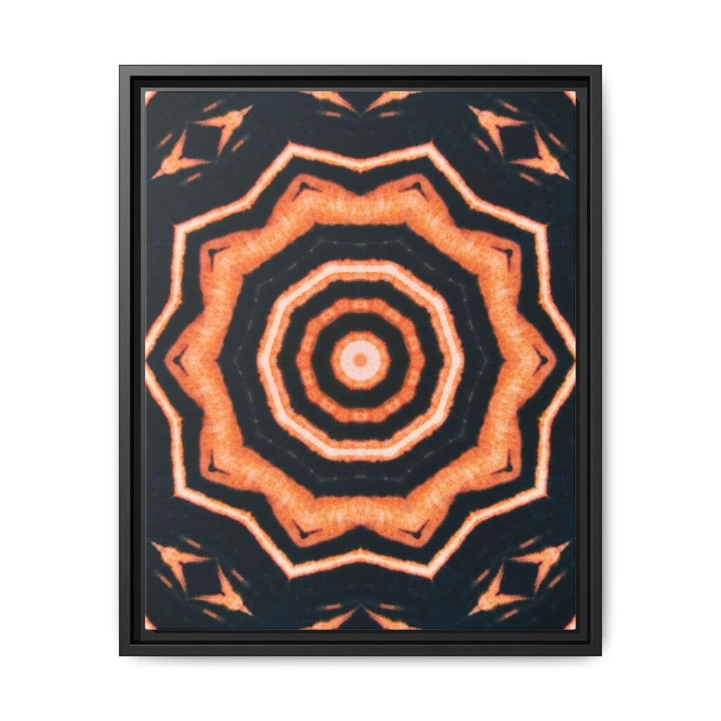 "417" Cymatic Framed Matte Canvas