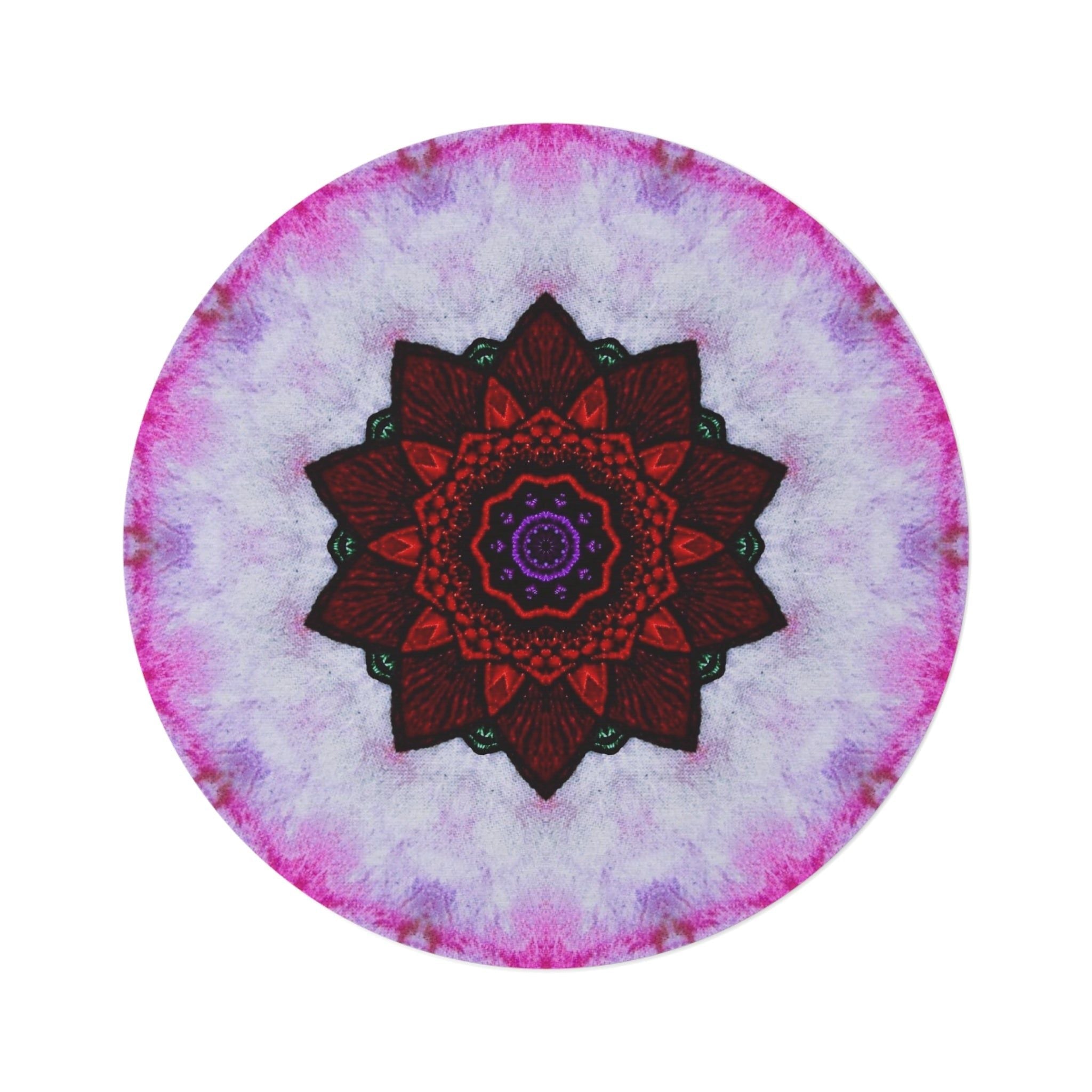 “VESI” Cymatic Round Rug