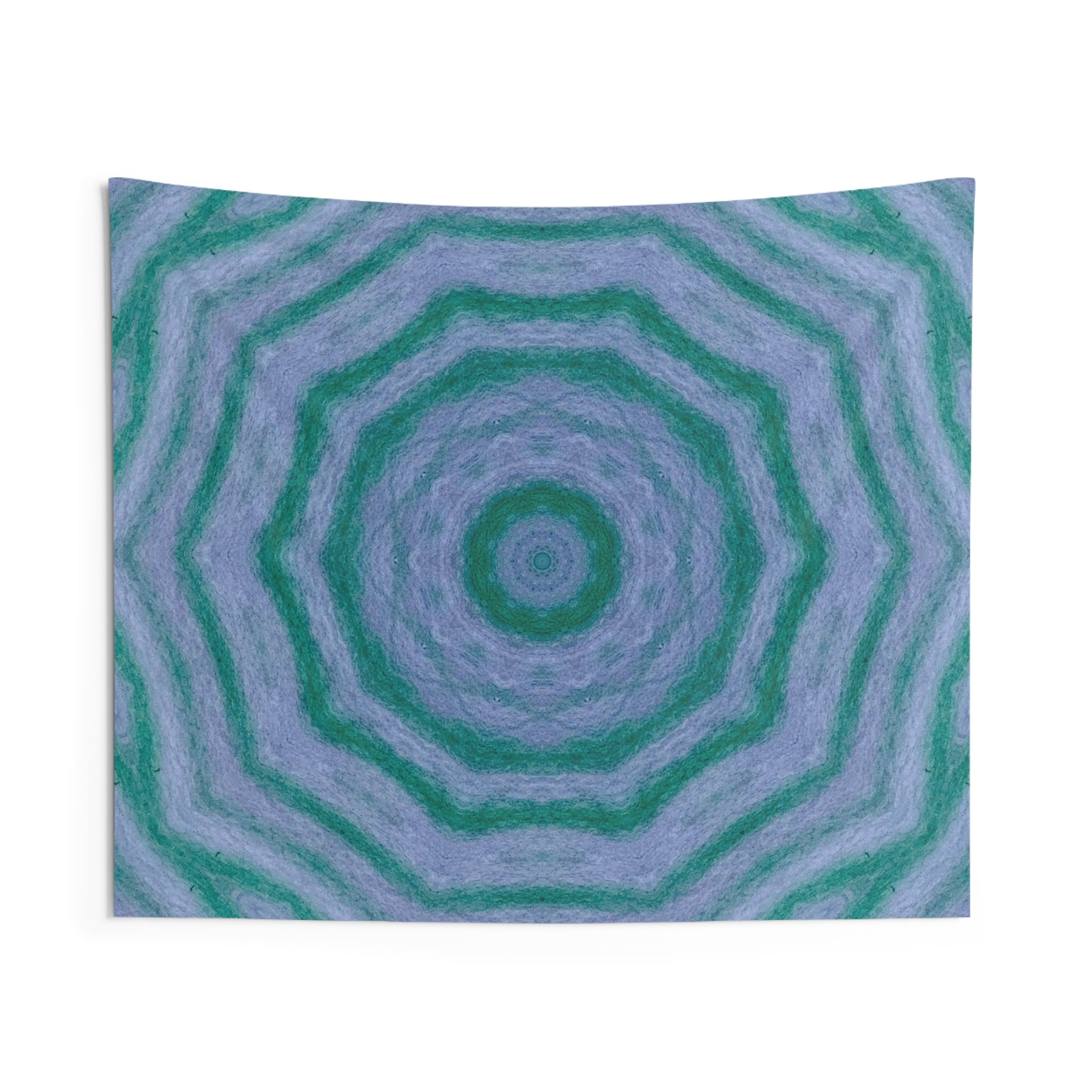 "GR33N3RY" Cymatic Indoor Wall Tapestry