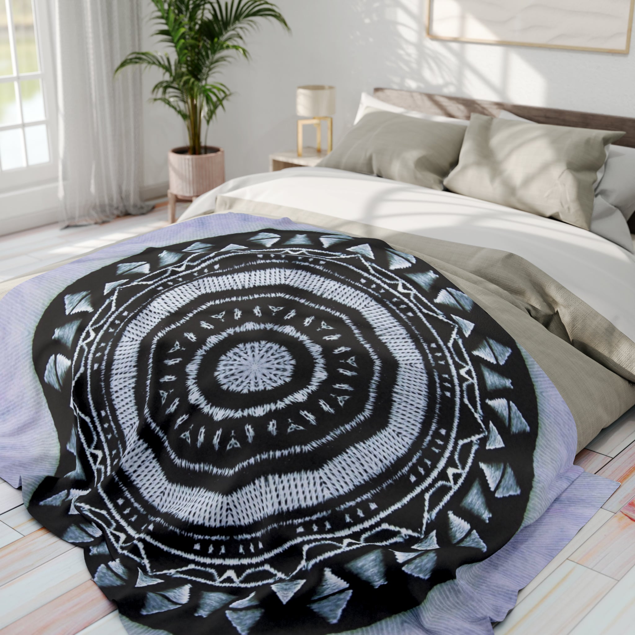“MAYA” Cymatic Arctic Fleece Blanket