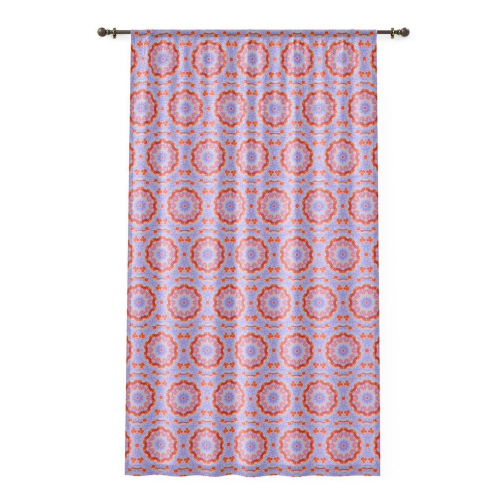 "NEBU" Cymatic Print Window Curtain