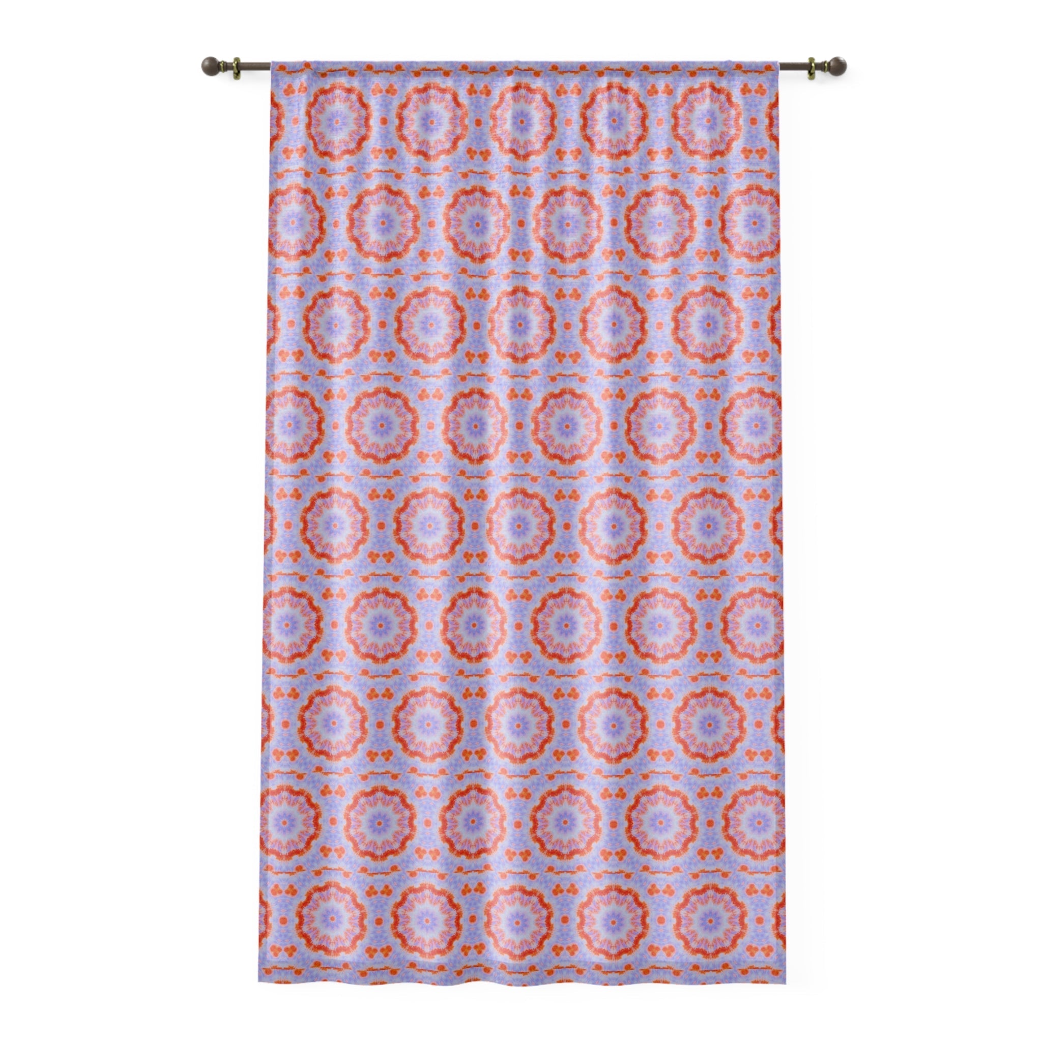 "NEBU" Cymatic Print Window Curtain