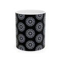 “MAYA” Cymatic AOP Ceramic Mug (Black)