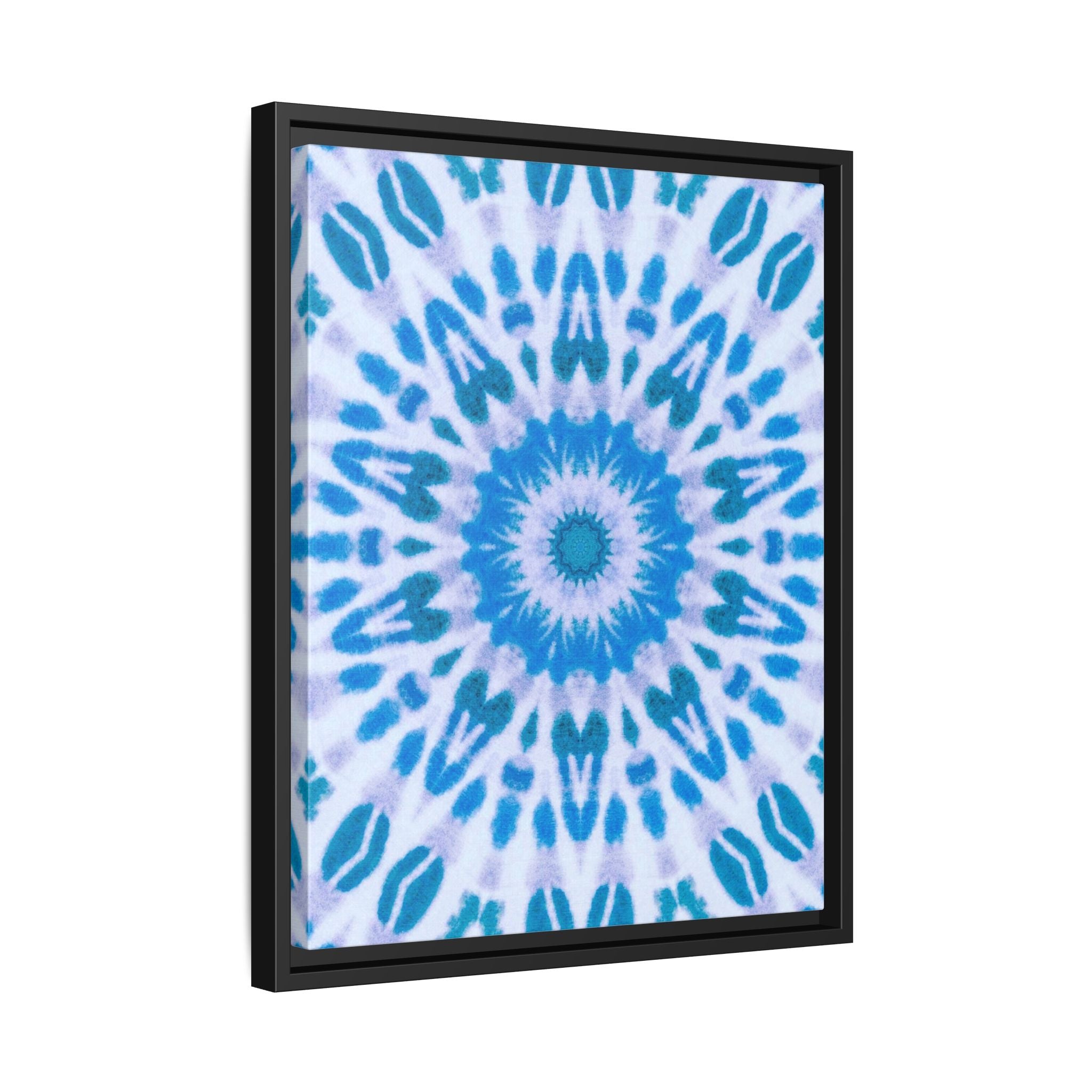 "E-VEIL I" Cymatic Framed Matte Canvas
