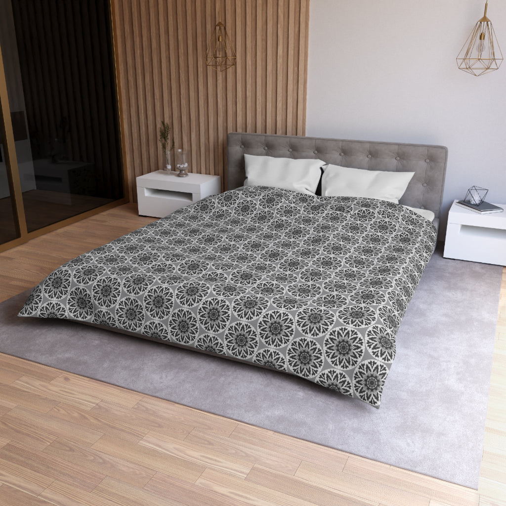 "GETA" Cymatic Duvet Cover (Grey) - Housewarming