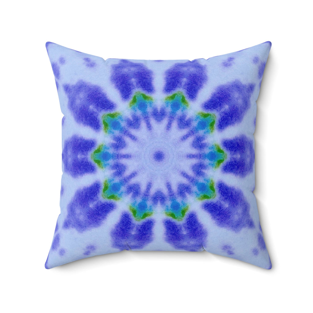 "LOTUS" Cymatic Print Square Cushion