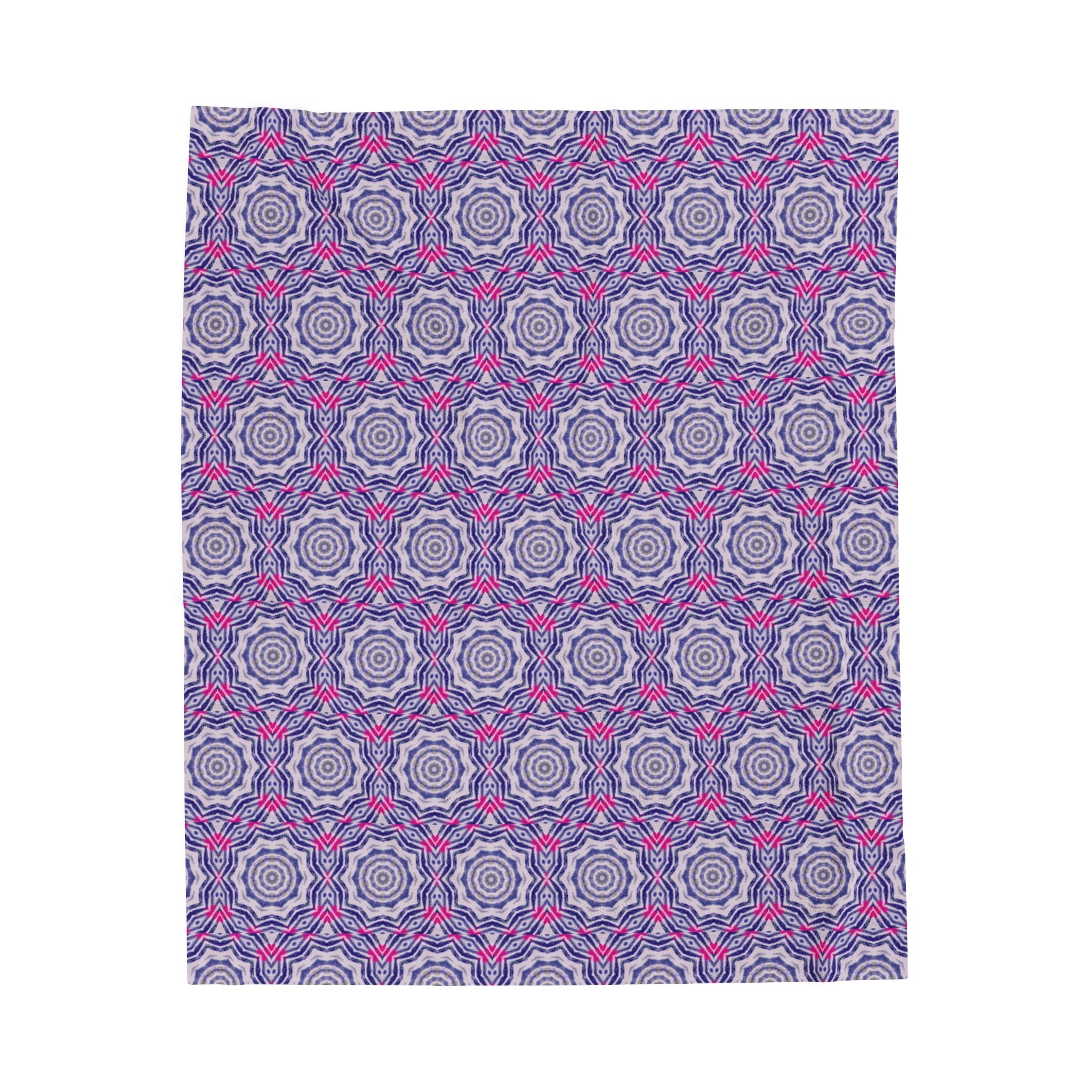 “VibeRATE” Cymatic AOP Velveteen Blanket