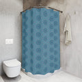 "GR33N3RY" Cymatic Print Shower Curtains