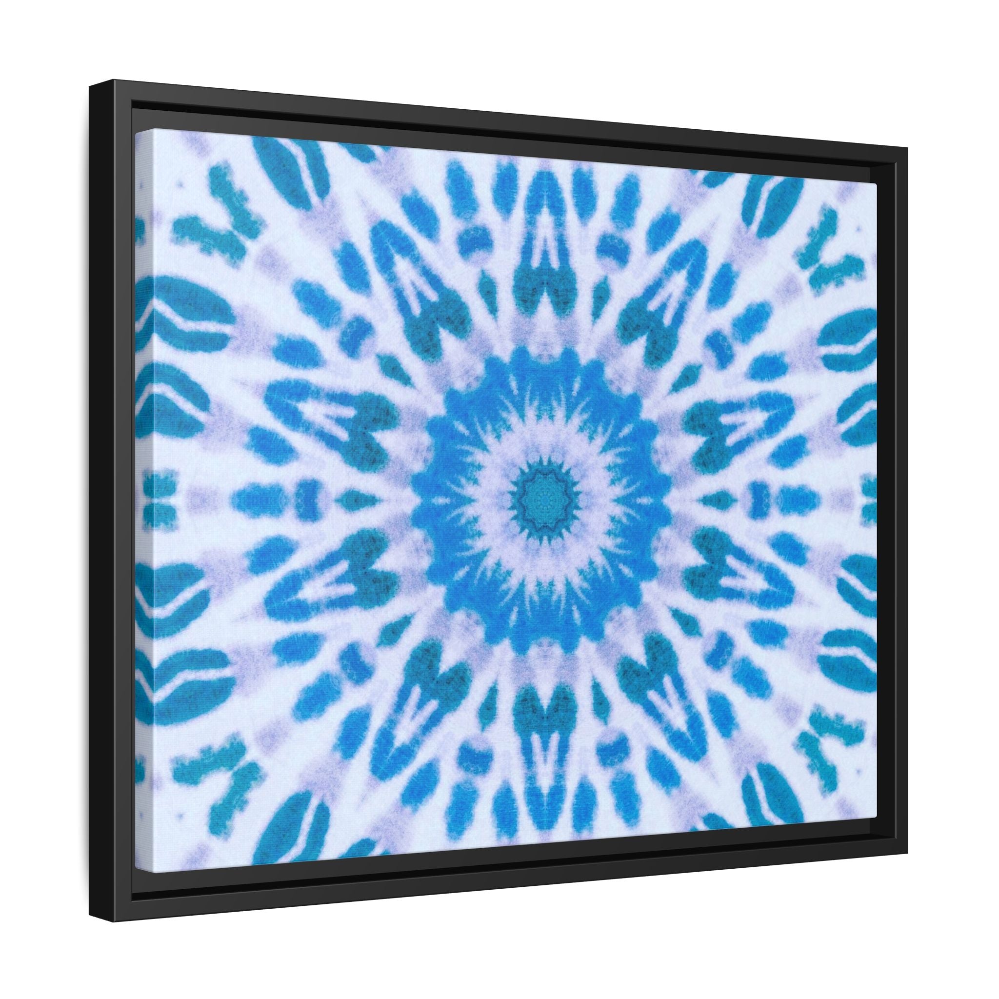 "E-VEIL I" Cymatic Framed Matte Canvas