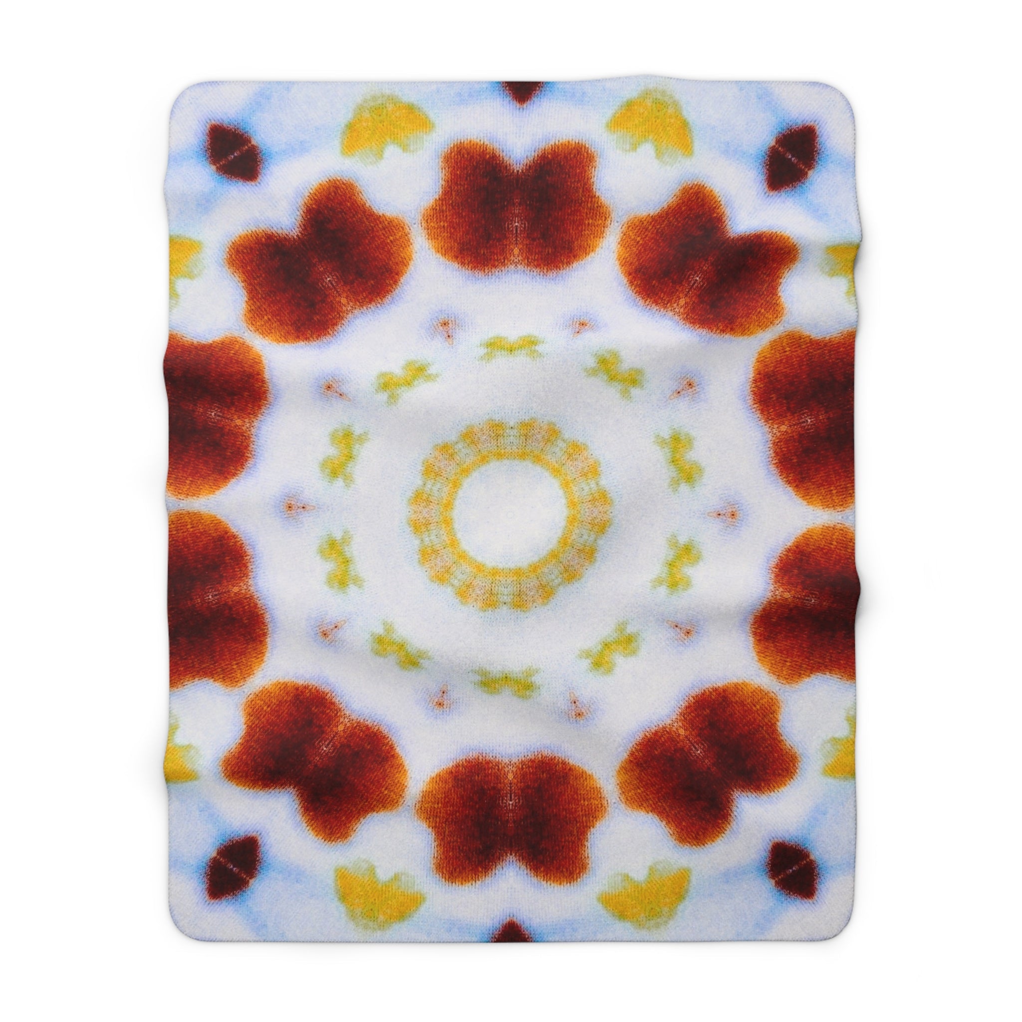 "MOSAiC" Cymatic Sherpa Fleece Blanket