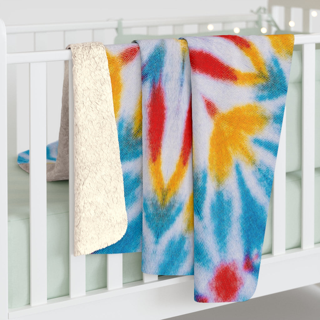 "CRISTOS" Cymatic Sherpa Fleece Blanket