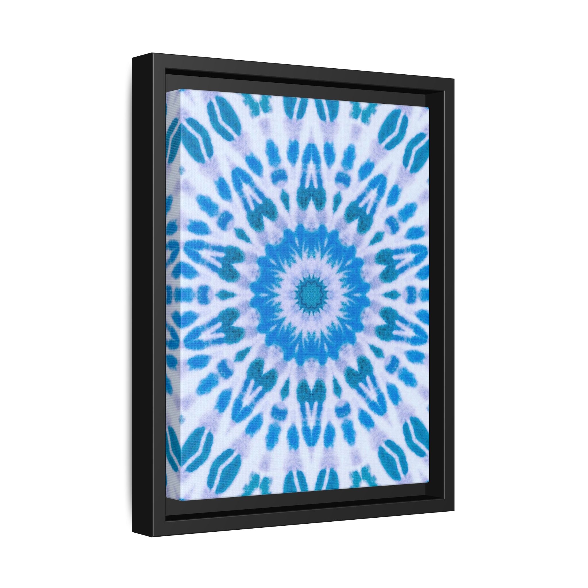 "E-VEIL I" Cymatic Framed Matte Canvas