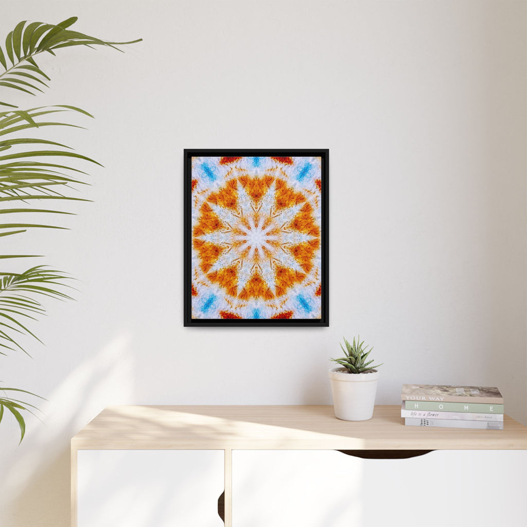 "SOL" Cymatic Framed Matte Canvas