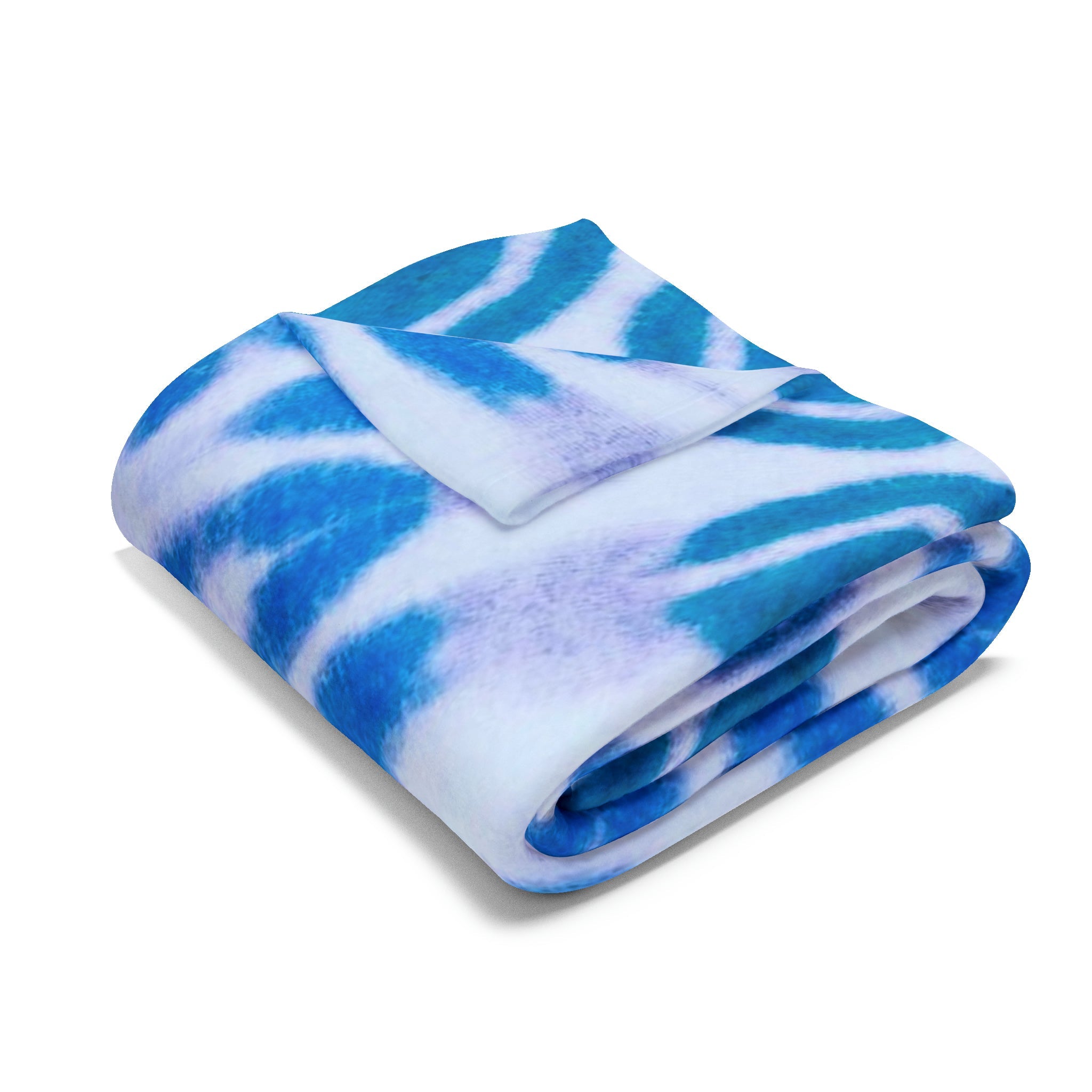 “E-VEIL I” Cymatic Arctic Fleece Blanket