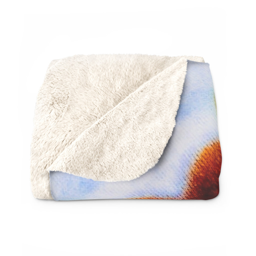 "MOSAiC" Cymatic Sherpa Fleece Blanket