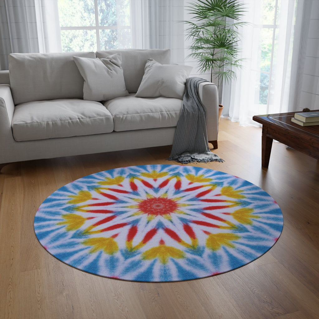 “CRISTOS” Cymatic Print Round Rug