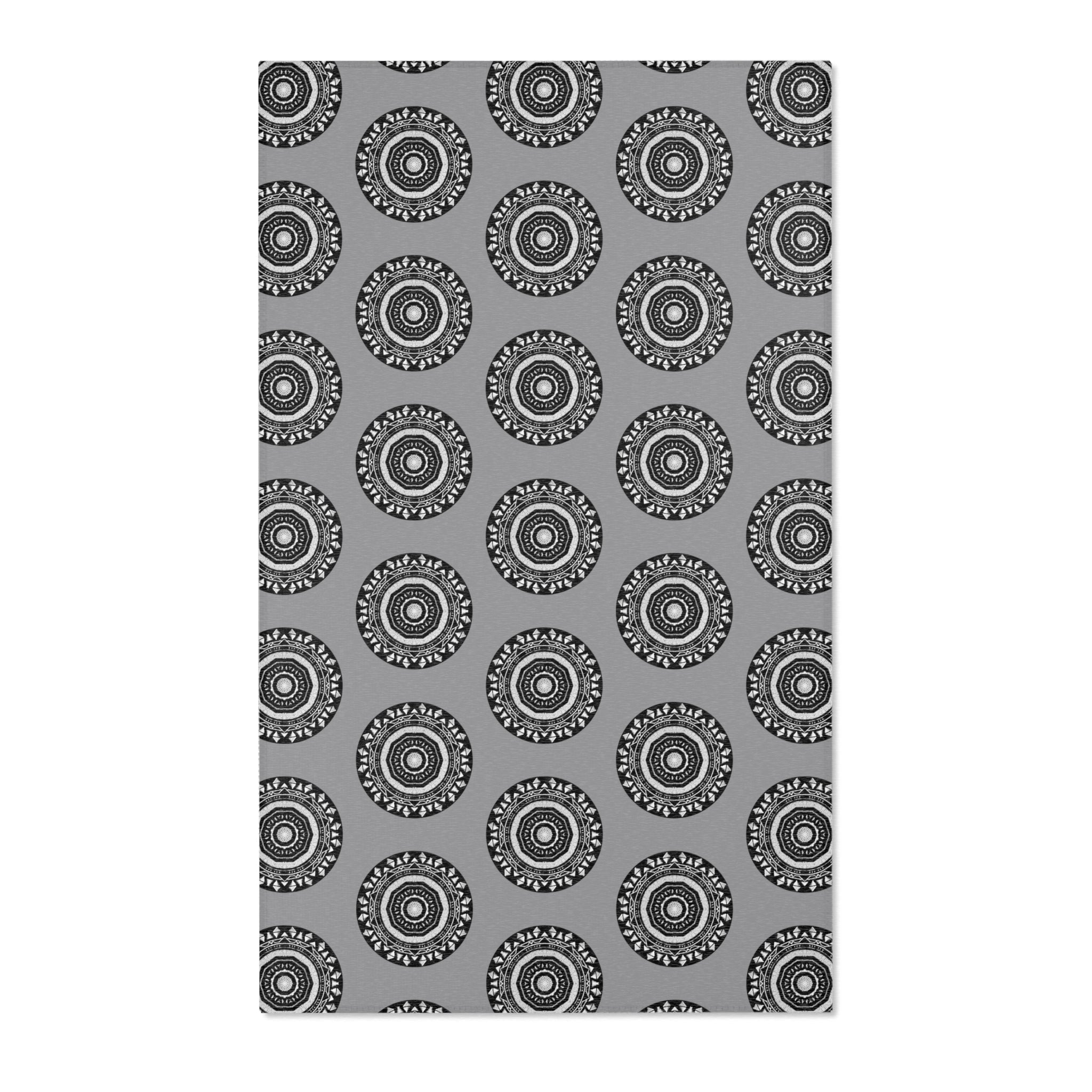 “MAYA” Cymatic Area Rug (Grey) - Modern Home Decor