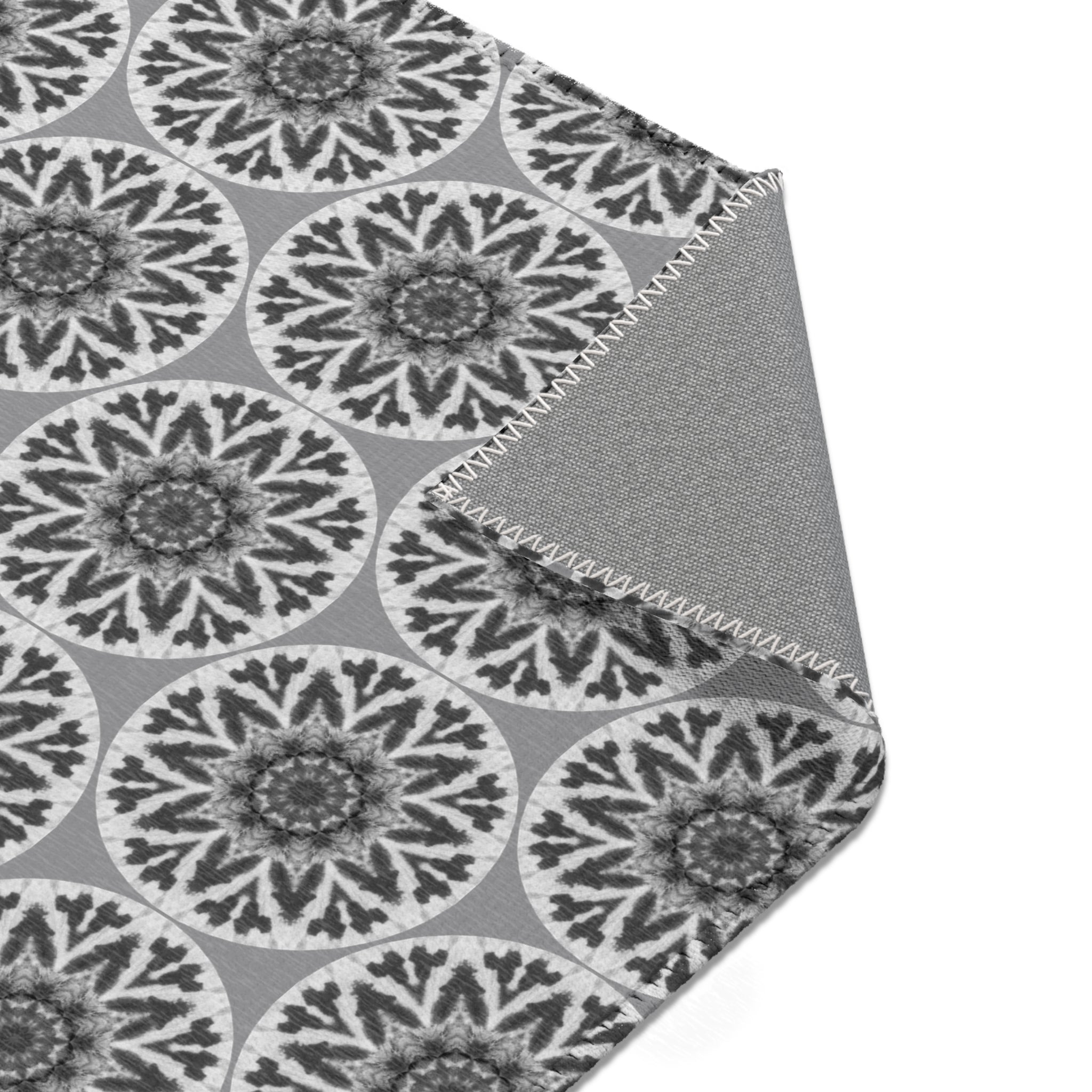 “GETA” Cymatic Area Rug (Grey) - Modern Home Decor