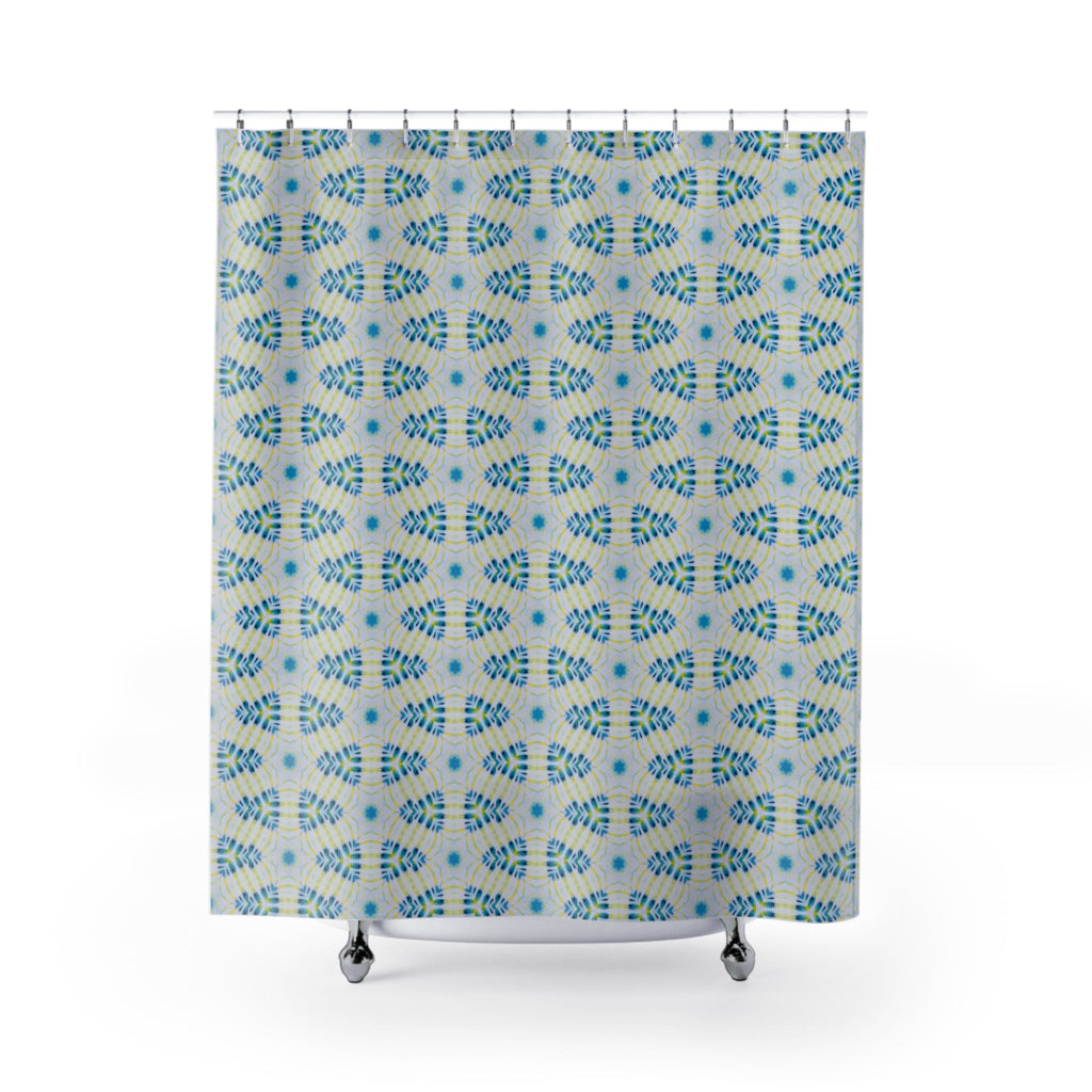 "CYMANTIQUE" Cymatic Print Shower Curtains